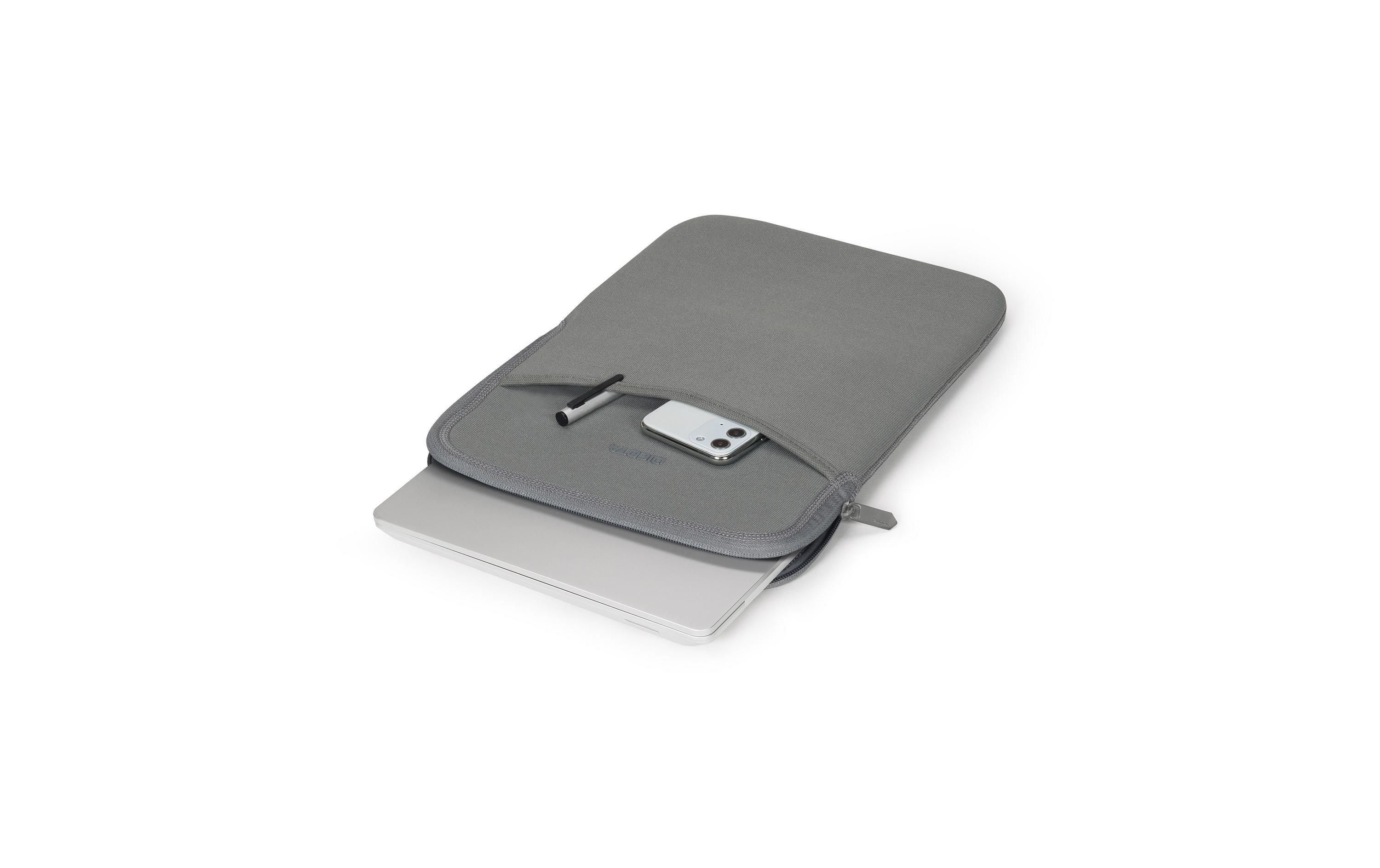 DICOTA Notebook-Sleeve Eco Slim L 15 Grau