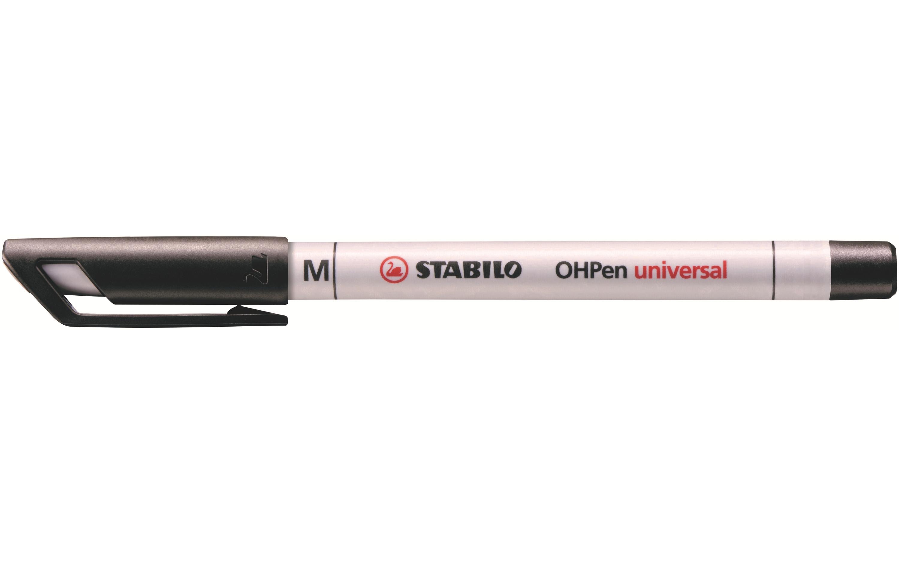 STABILO OHPen Universal NonPermanent M Schwarz, 10 Stück