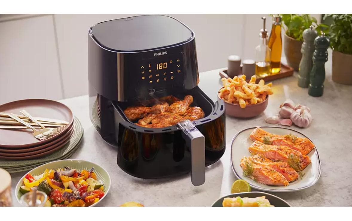 Philips Heissluft-Fritteuse Essential Airfryer XL HD9280/91 1.2 kg