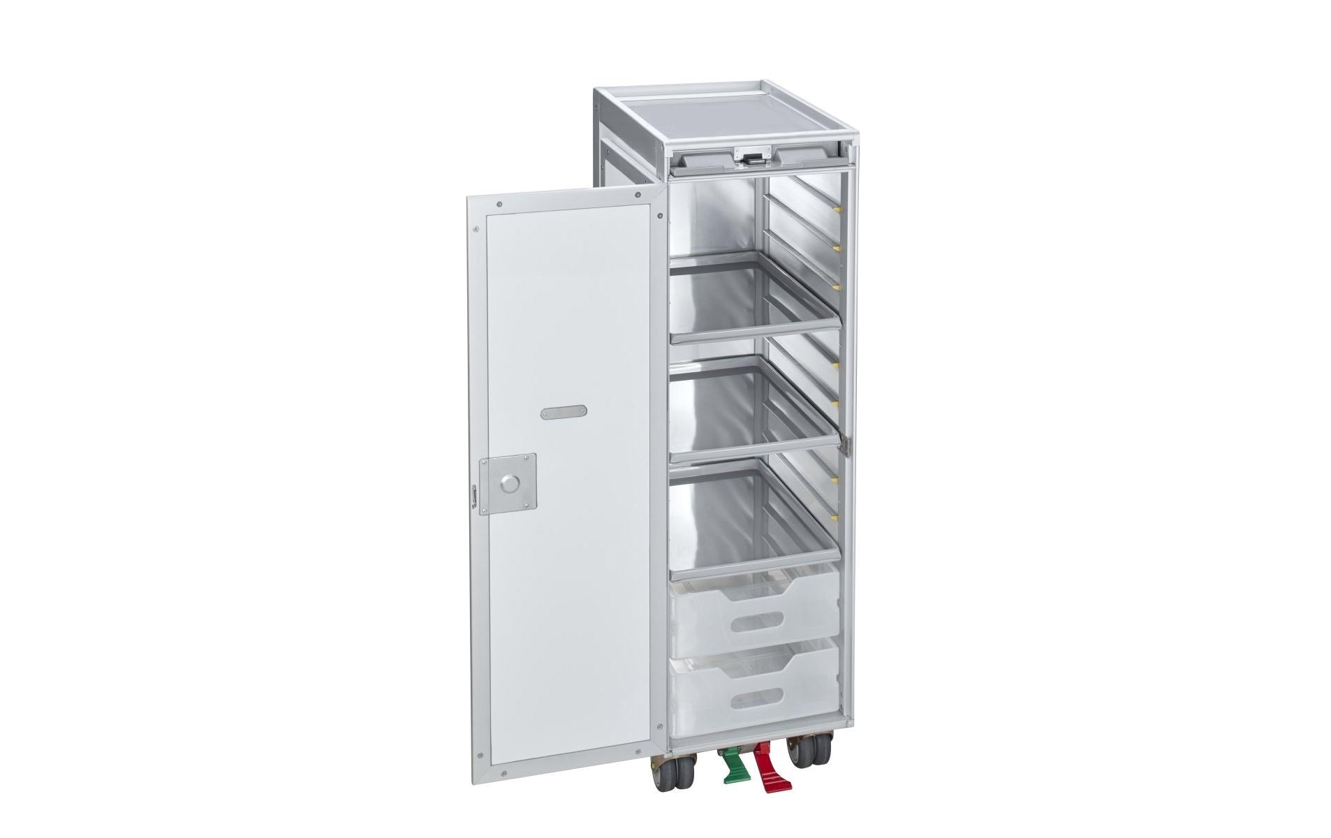 diaqua® Bartrolley Flugzeug Weiss, 30.15 x 103 cm