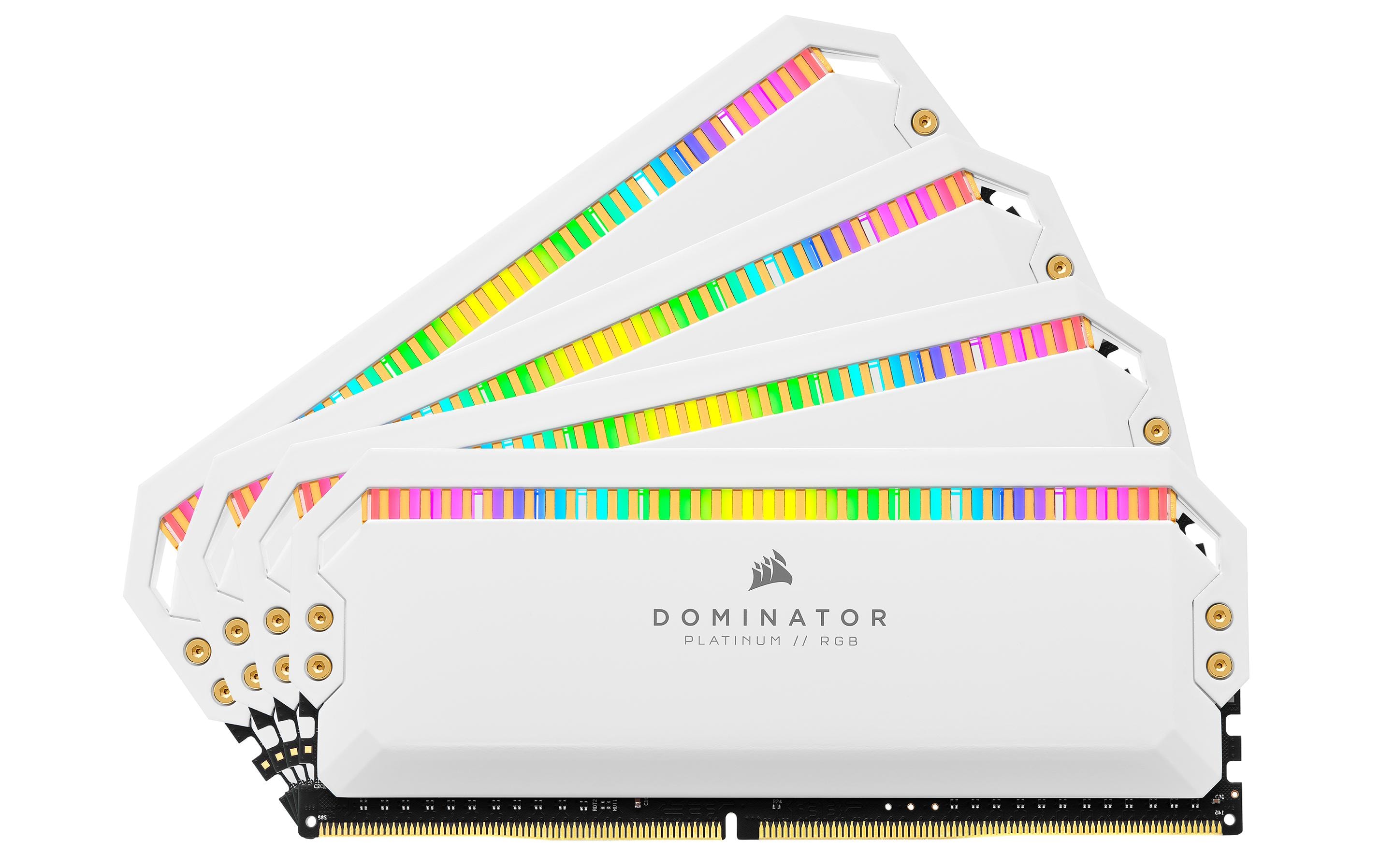 Corsair DDR4-RAM Dominator Platinum RGB White 3600 MHz 4x 16 GB