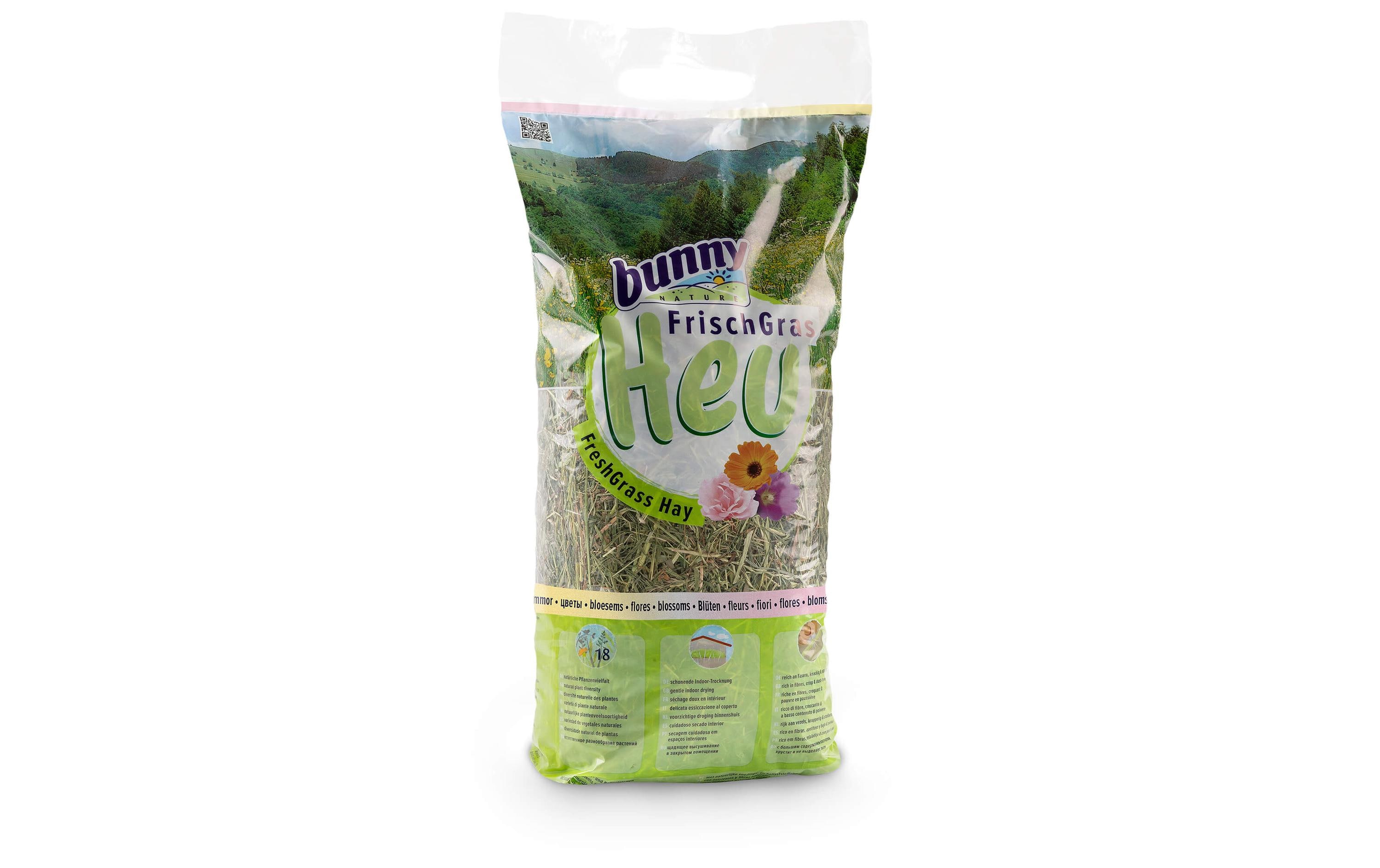 Bunny Nature Frischgras Heu Blüten 500 g