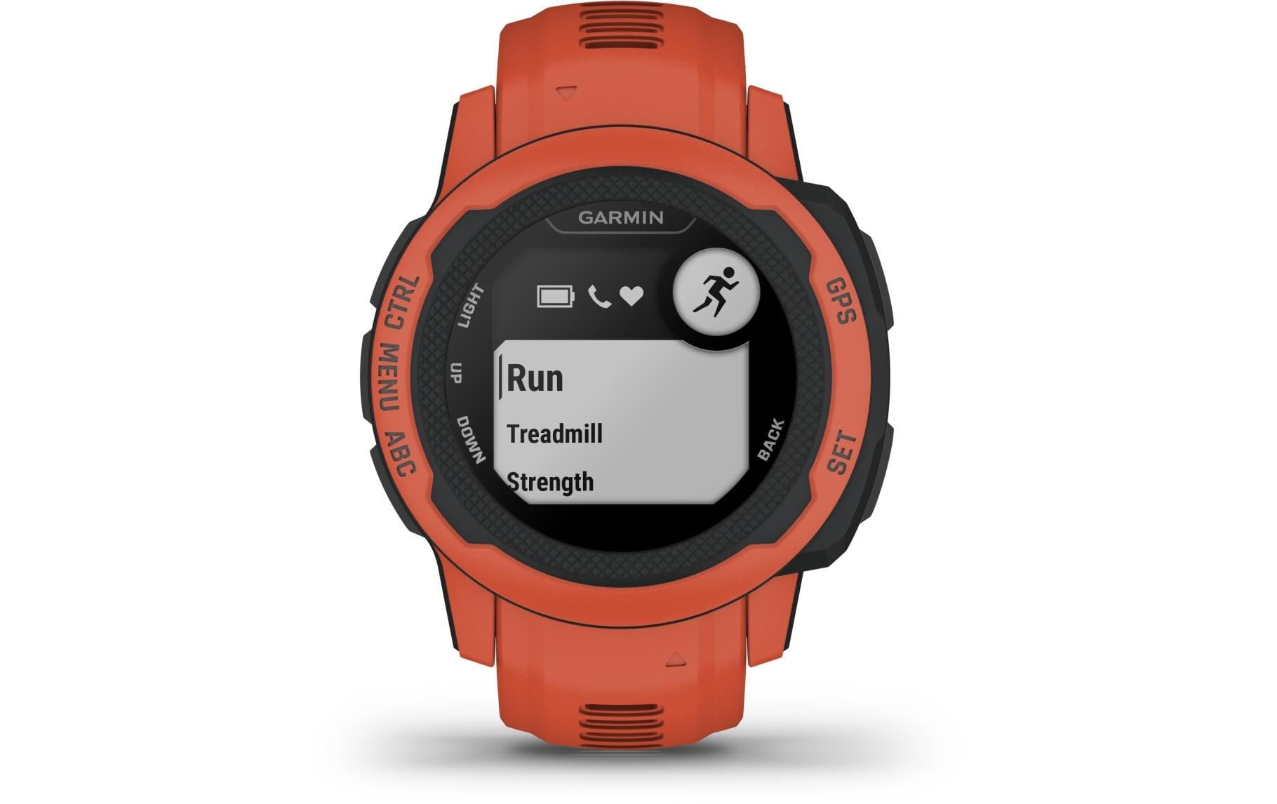 GARMIN Sportuhr Instinct 2S Rot/Schwarz