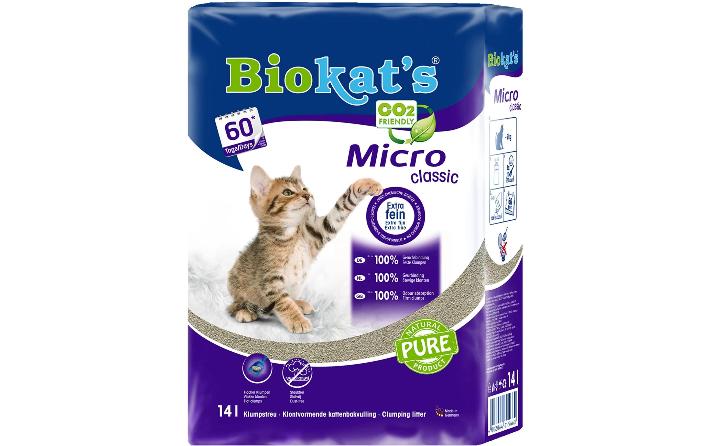 Biokat's Katzenstreu Micro Classic, 14 l