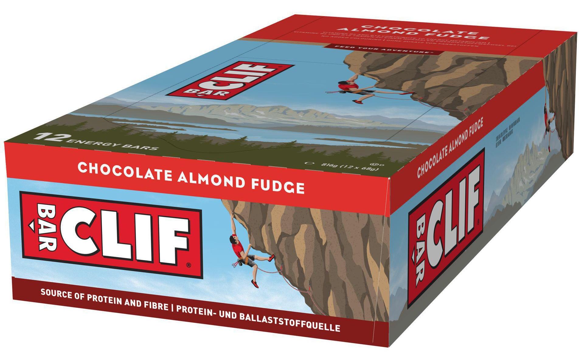 CLIF Bar Chocolate Almond Fudge Box 12 Stk. Mandel/Schokolade