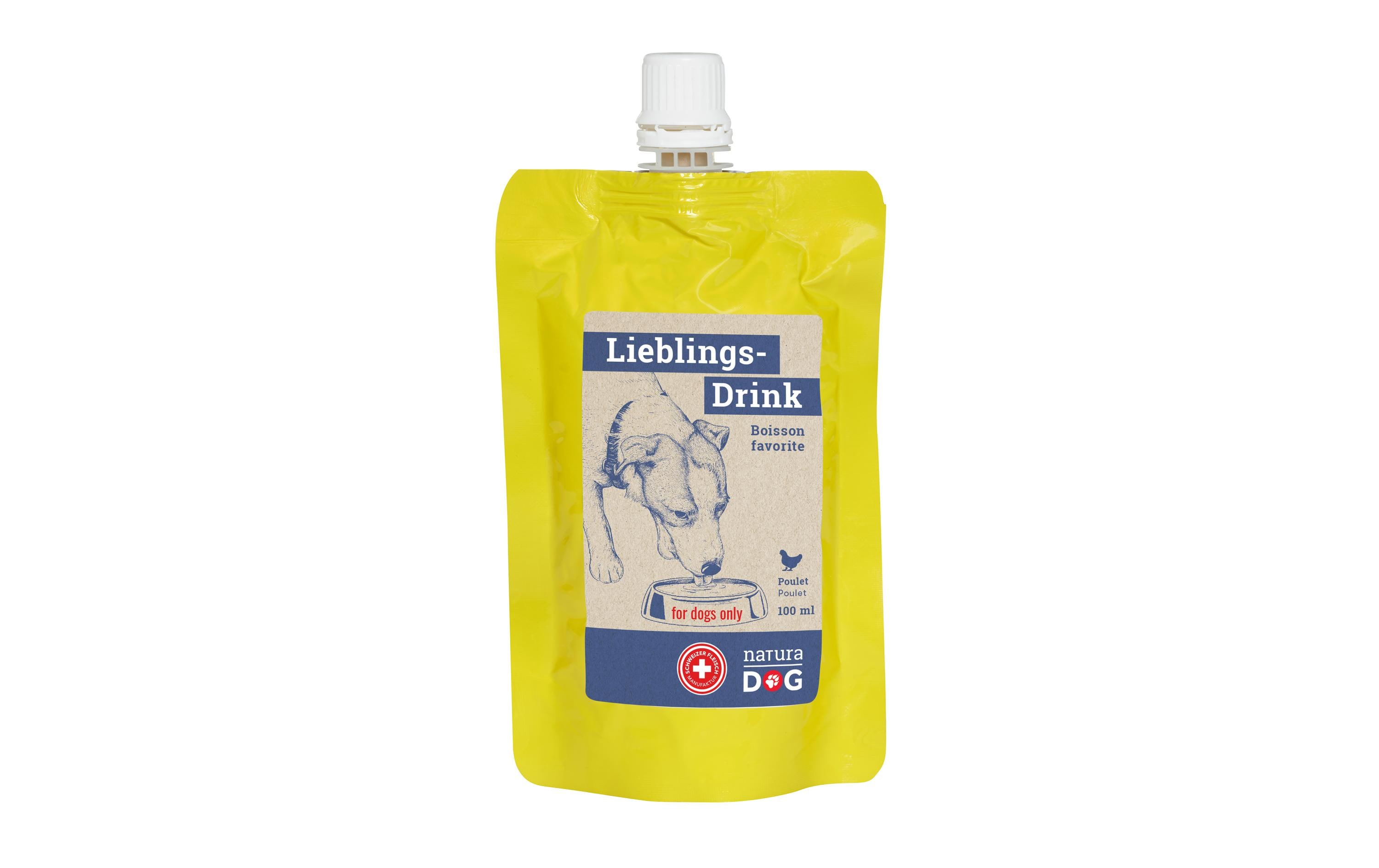 naturaDog Lieblingsdrink Poulet Multipack, 12 x 100 ml