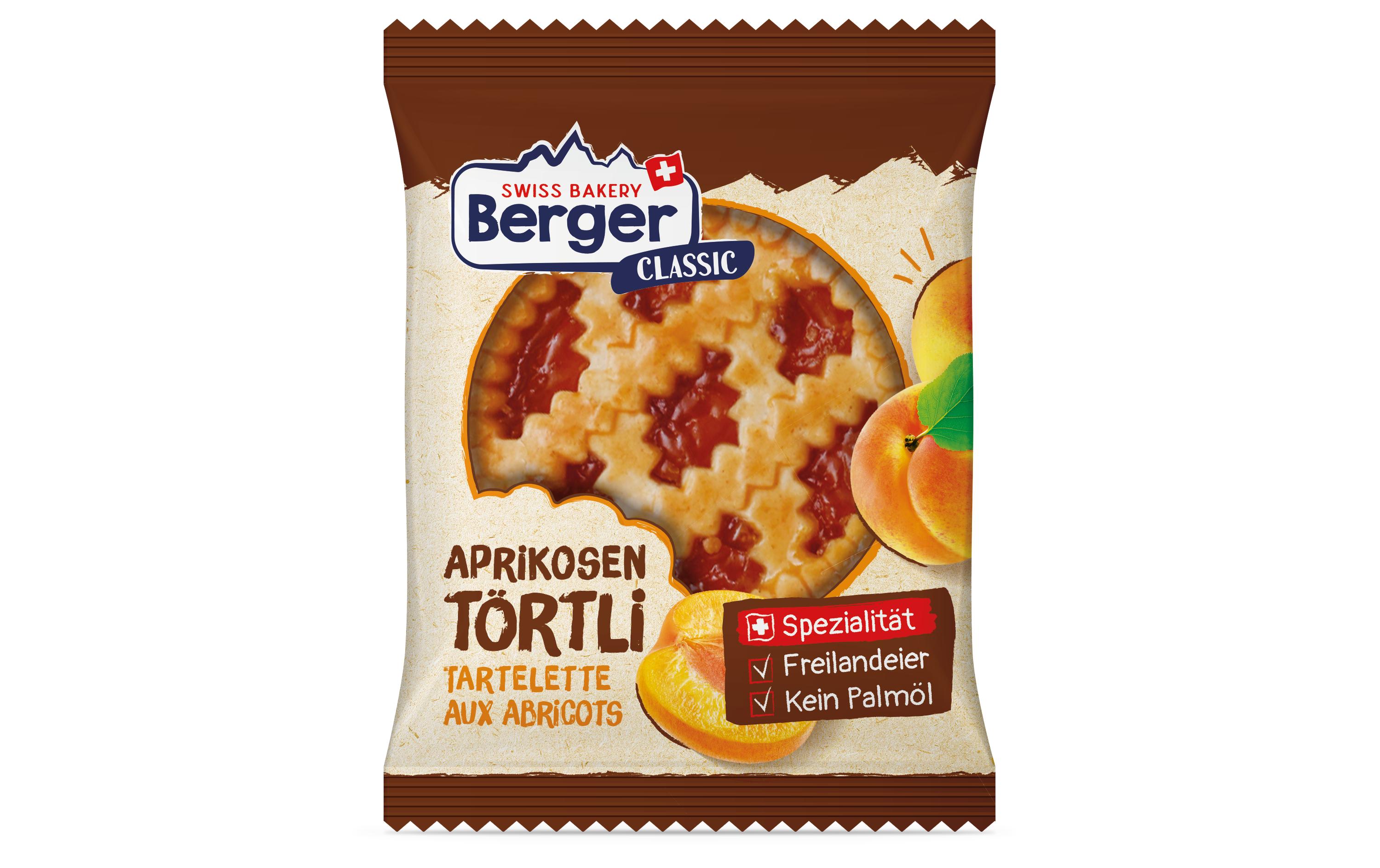 Berger Gebäck Aprikosentörtli 10 x 74 g