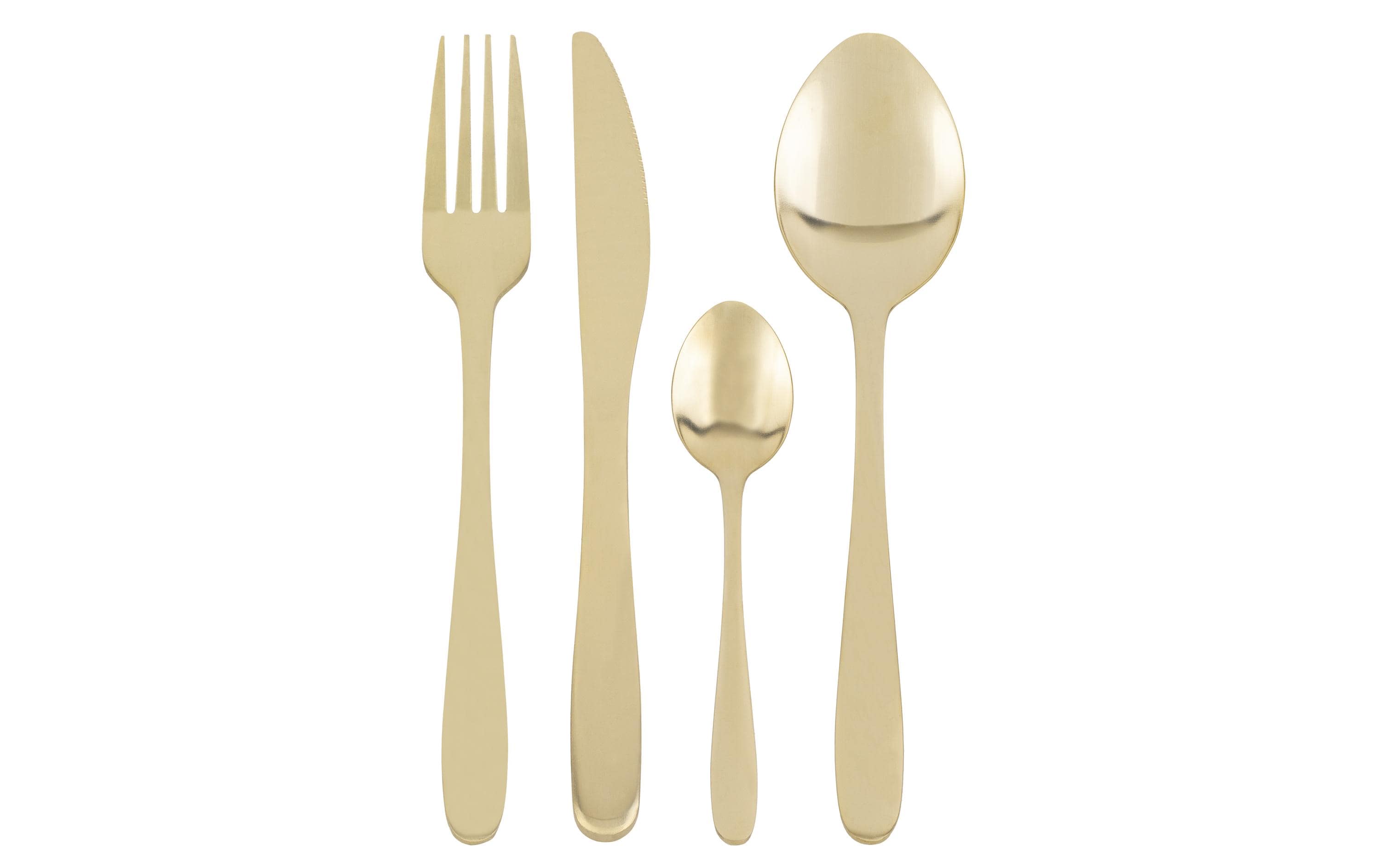 FURBER Besteck-Set 16-teilig, Gold