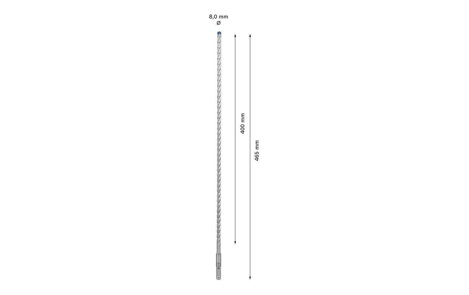 Bosch Professional Hammerbohrer EXPERT SDS plus-7X, 8 x 400 x 465 mm