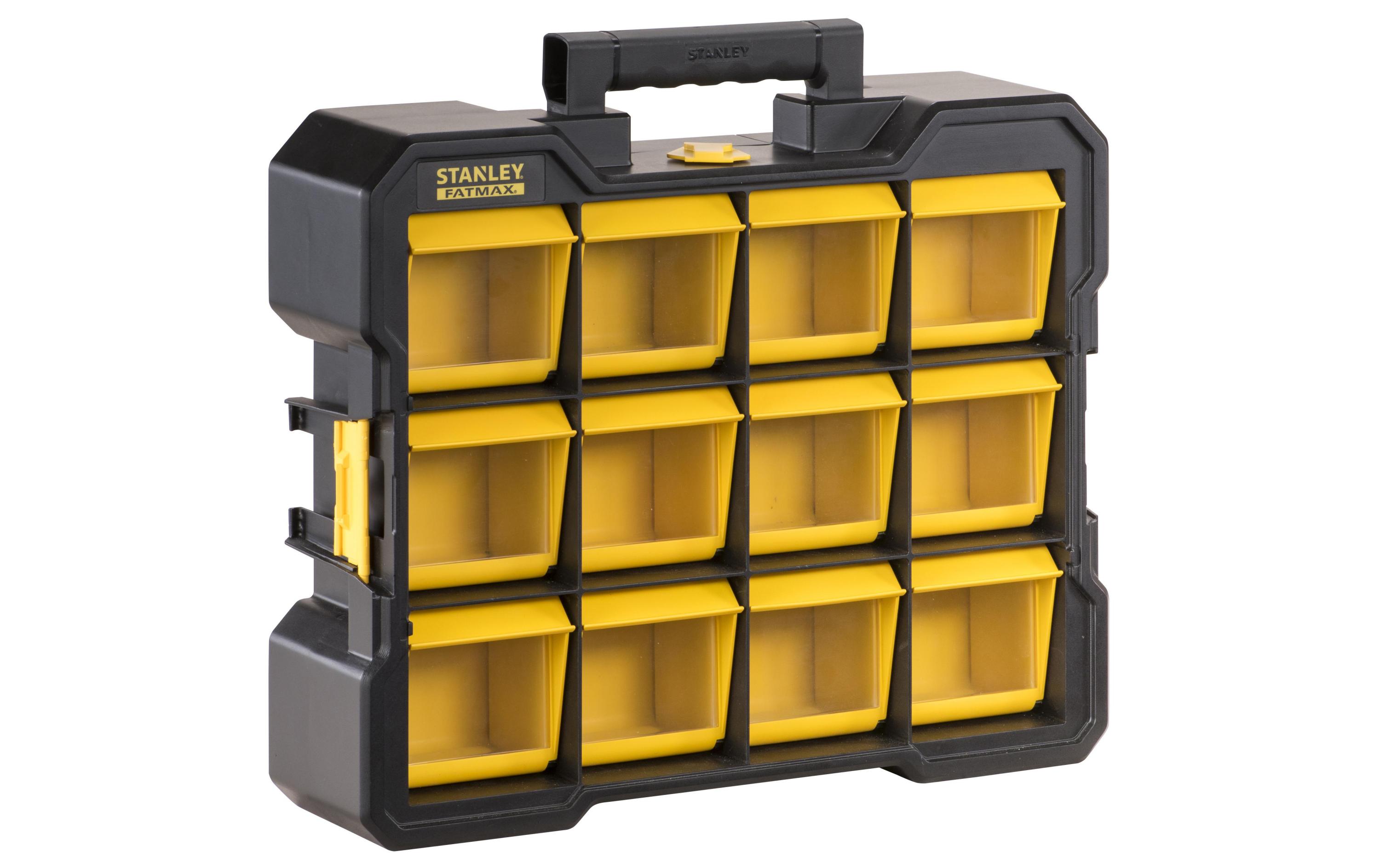 Stanley Fatmax Organizer Flip Bin Fatmax Pro 12 Fächer, leer