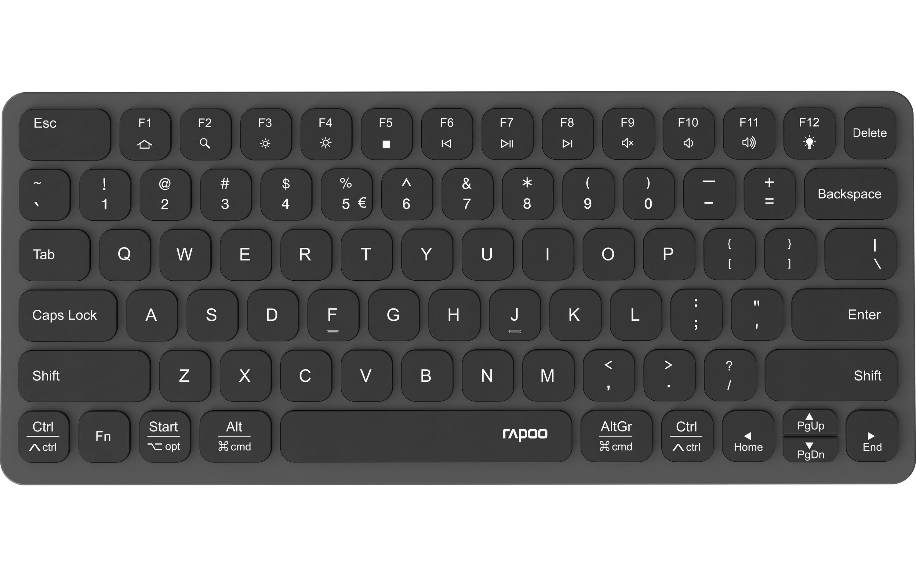 Rapoo Funk-Tastatur UCK-6001 Schwarz