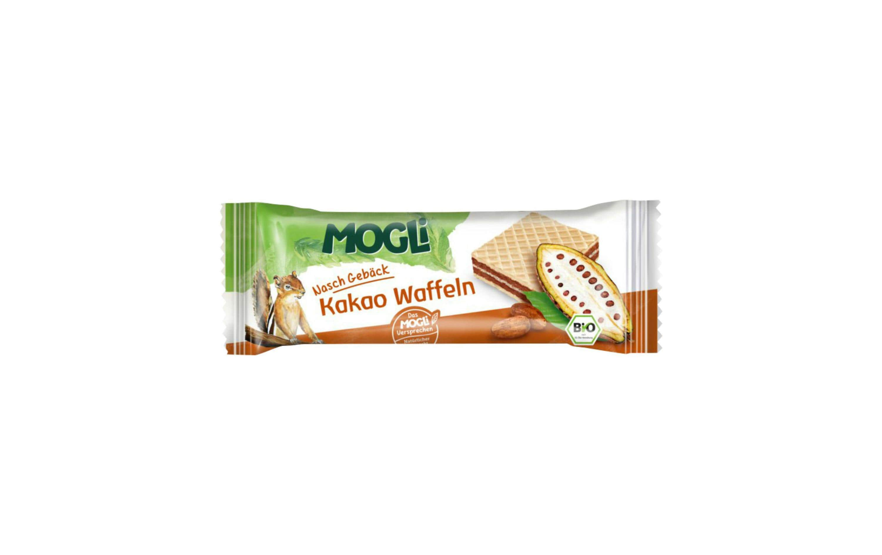 Mogli Knabberspass Kakao Waffeln, 15g