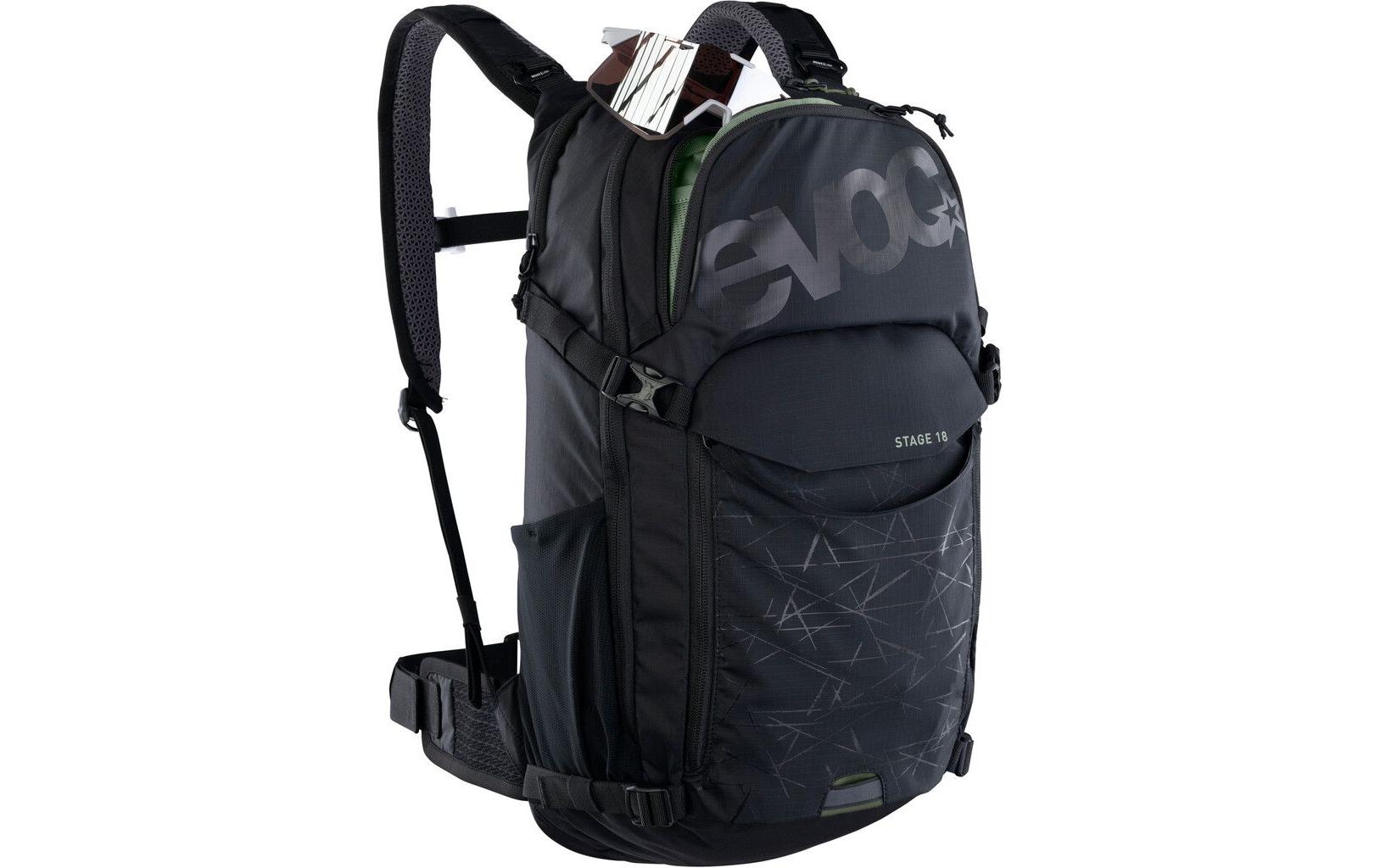 evoc Rucksack Stage 18 l, Schwarz