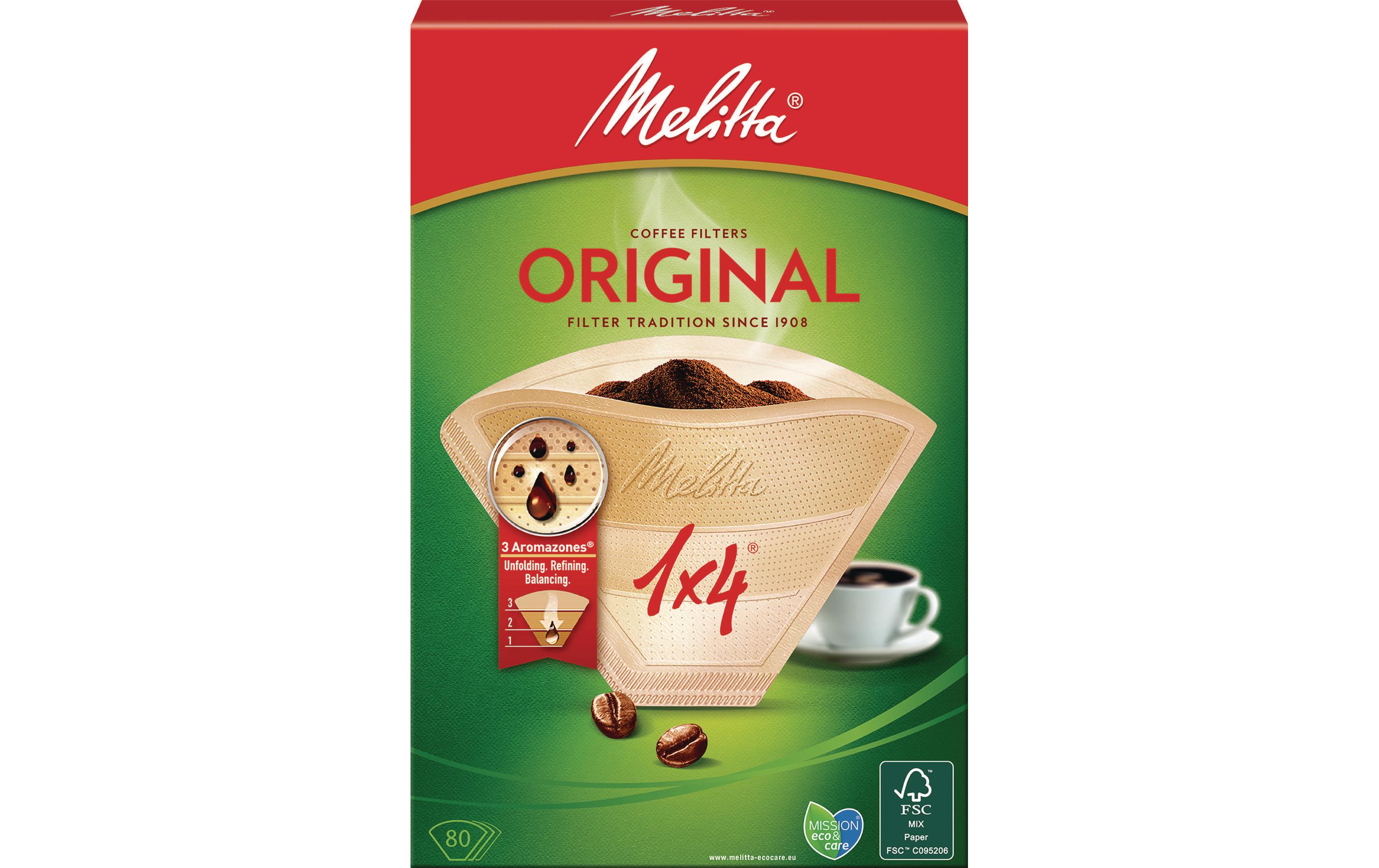 Melitta Filtertüte Original 1x4 80 Stück