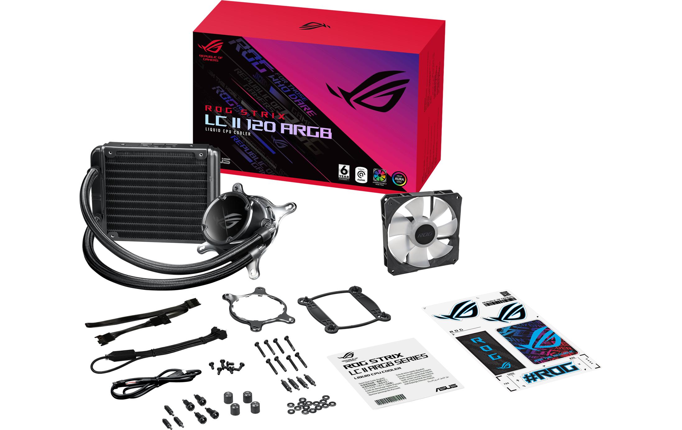 ASUS ROG Wasserkühlung STRIX LC II 120 ARGB