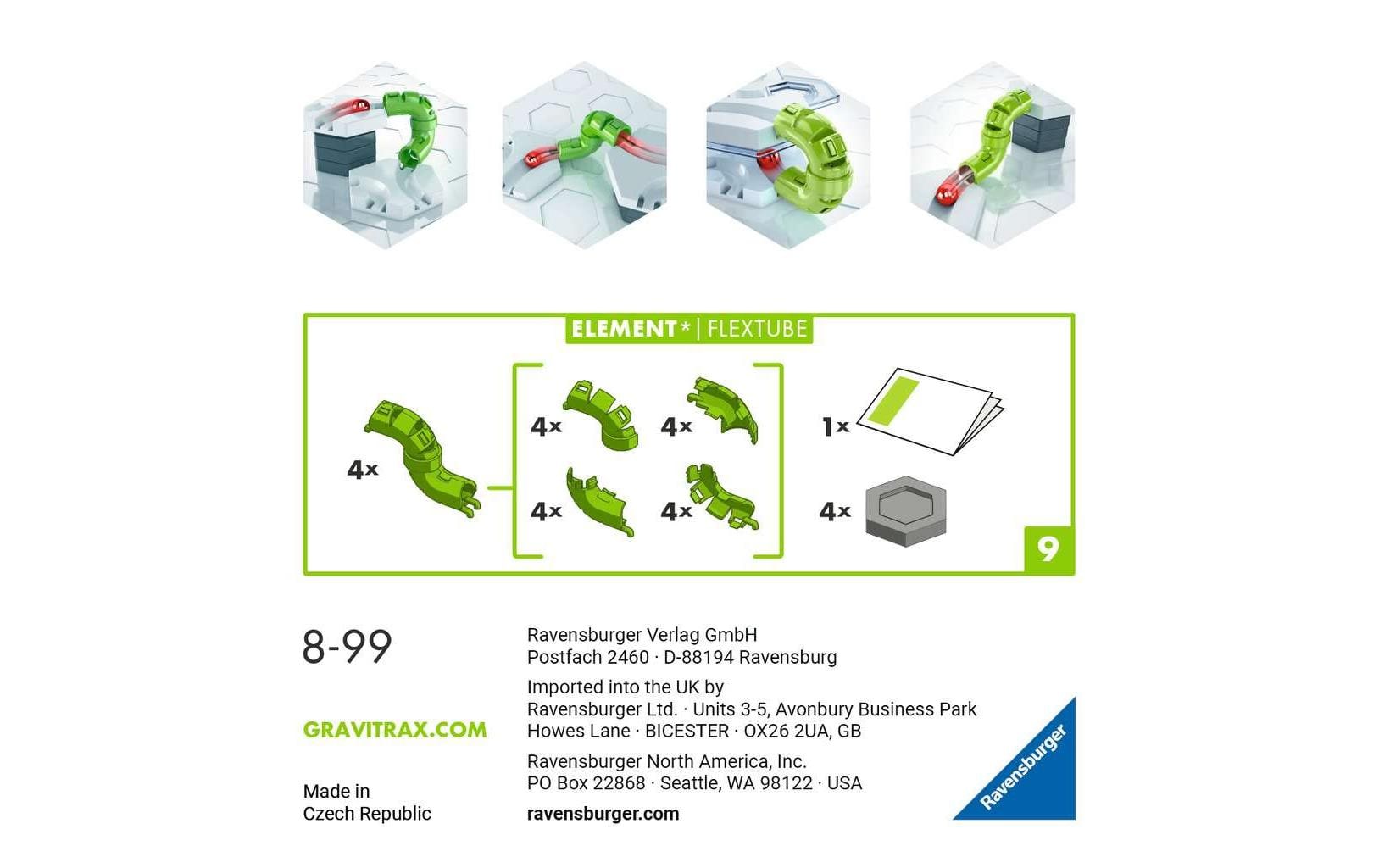 Ravensburger Kugelbahn Zubehör GraviTrax Element FlexTube