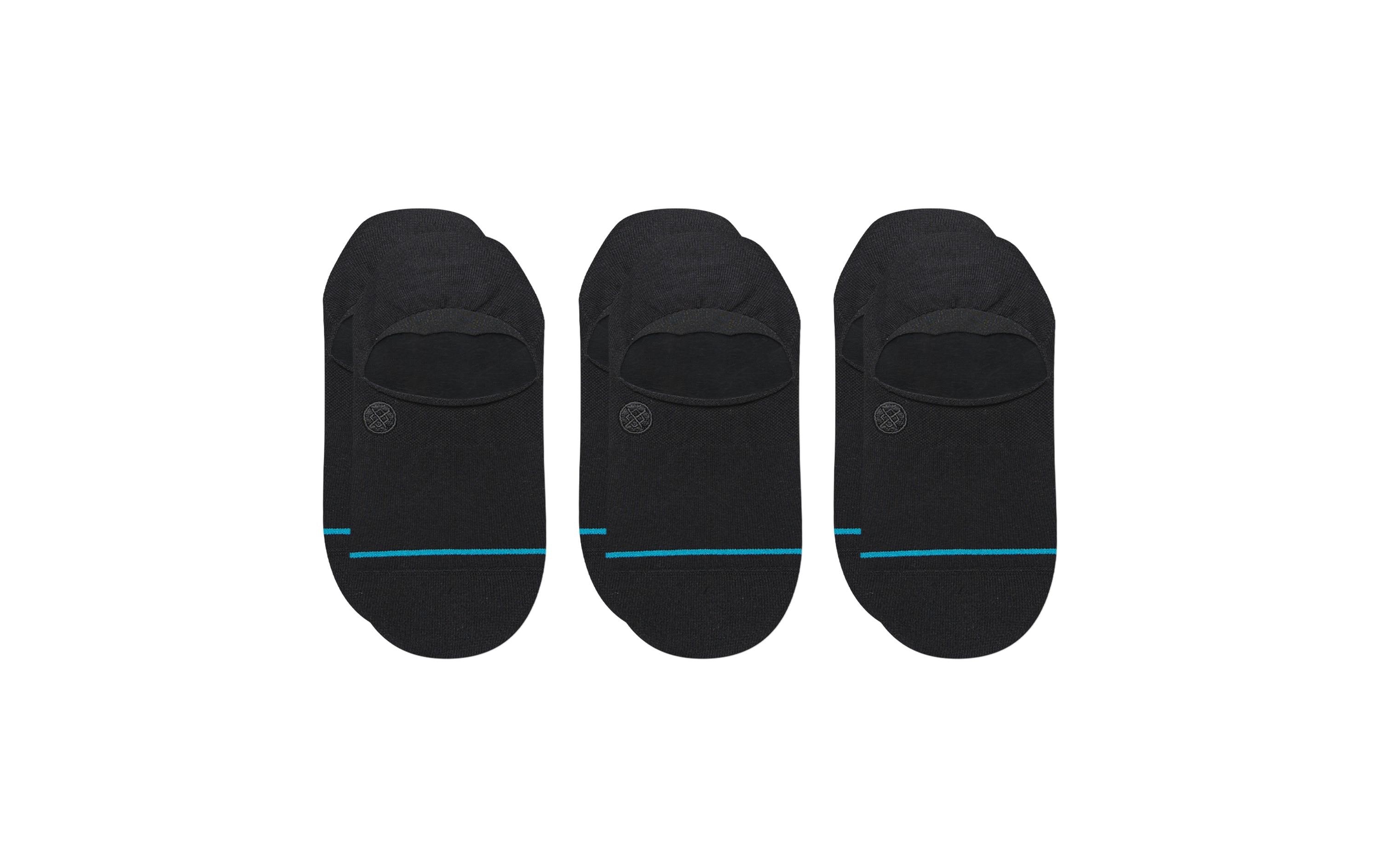 STANCE Socken Icon No Show Schwarz 3er-Pack