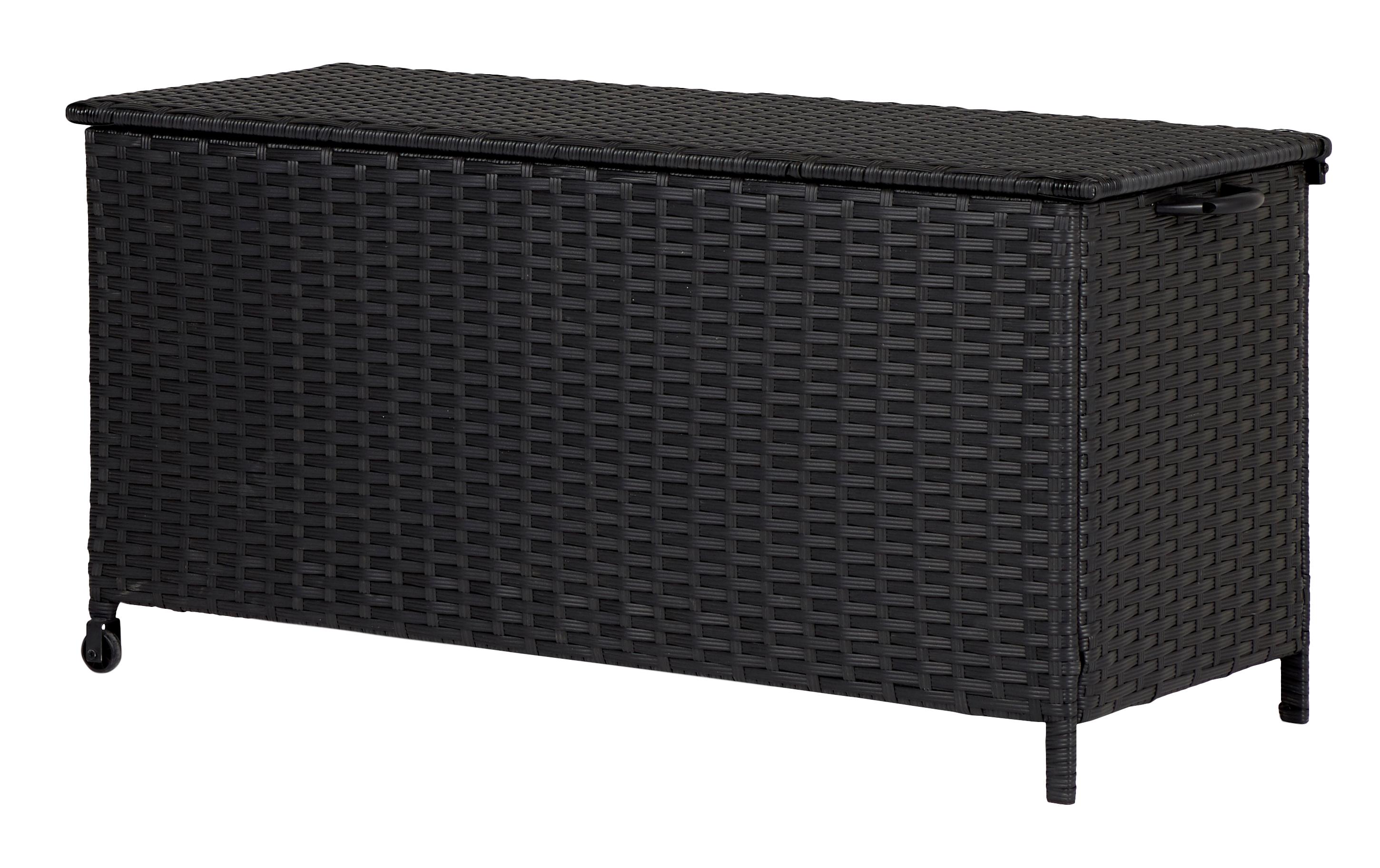 COCON Gartenbox Victoria, 133 x 63 x 45 cm, Schwarz