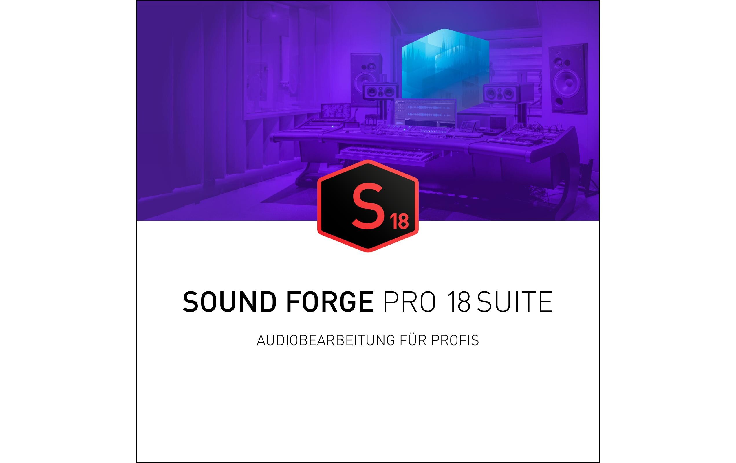 Magix Sound Forge Pro 18 Suite ESD, Vollversion