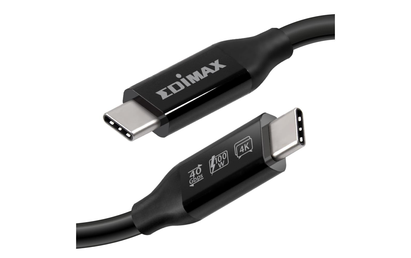 Edimax Thunderbolt 3-Kabel 40 Gbps USB C - USB C 2 m