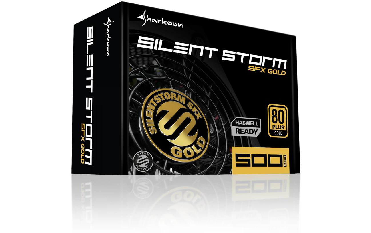 Sharkoon Netzteil SilentStorm SFX Gold 500 W