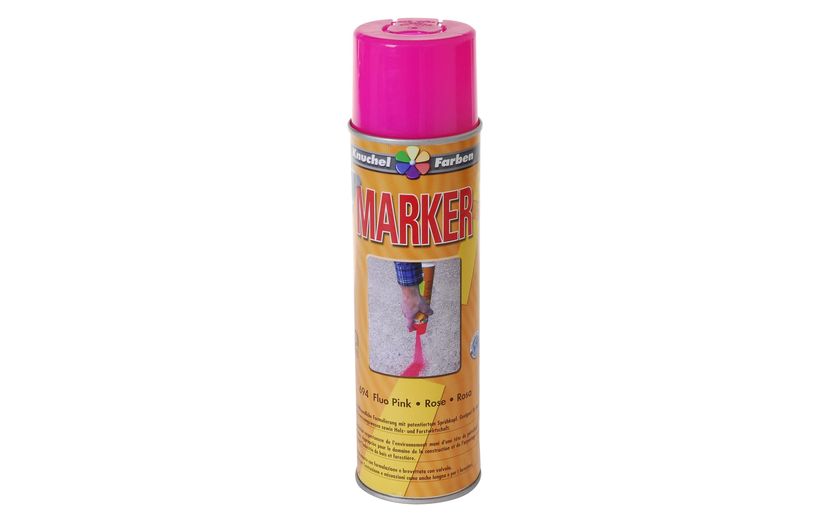 Knuchel Markierspray Marker 500 ml Pink fluoreszent