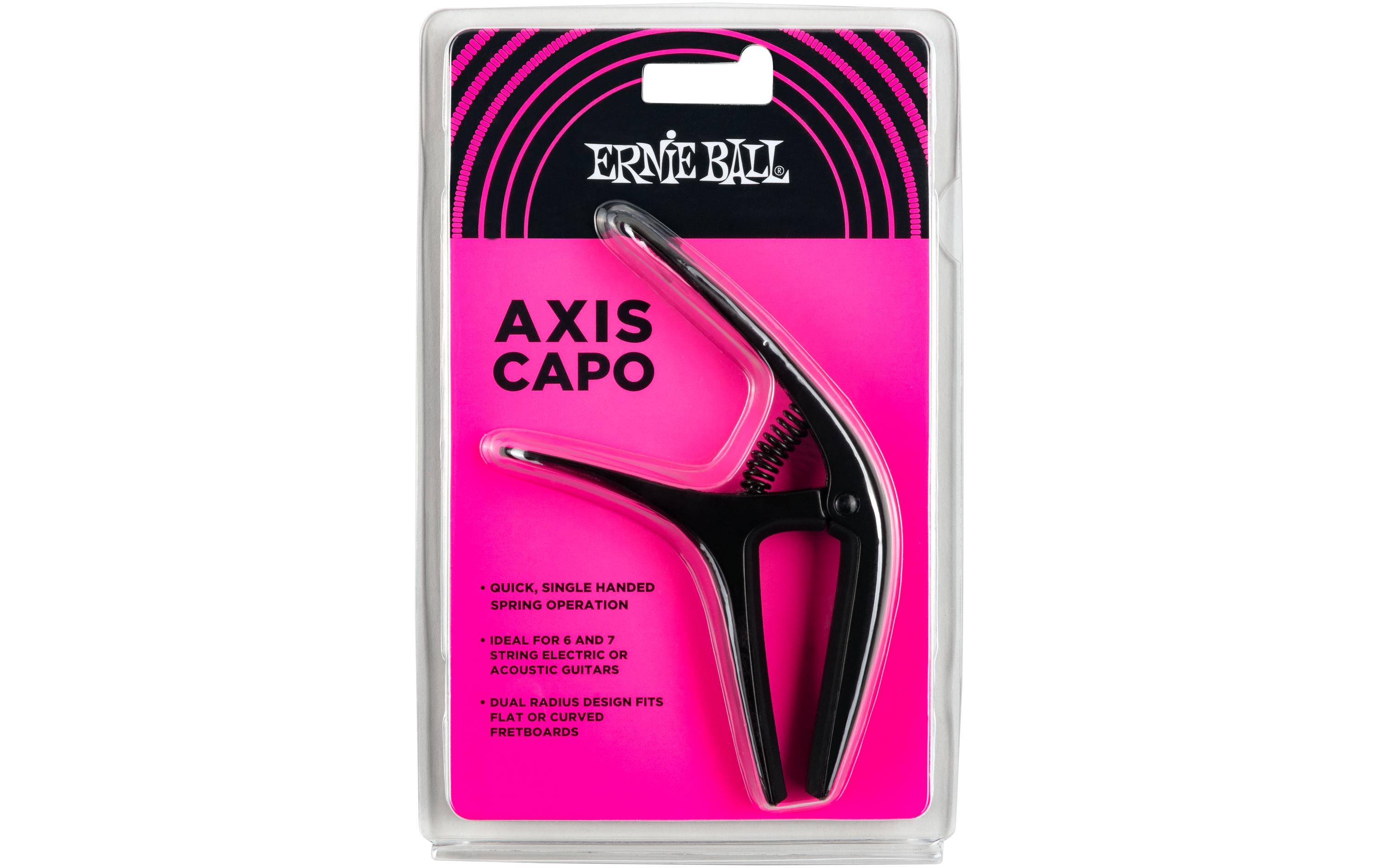 Ernie Ball Kapodaster Axis Capo Schwarz