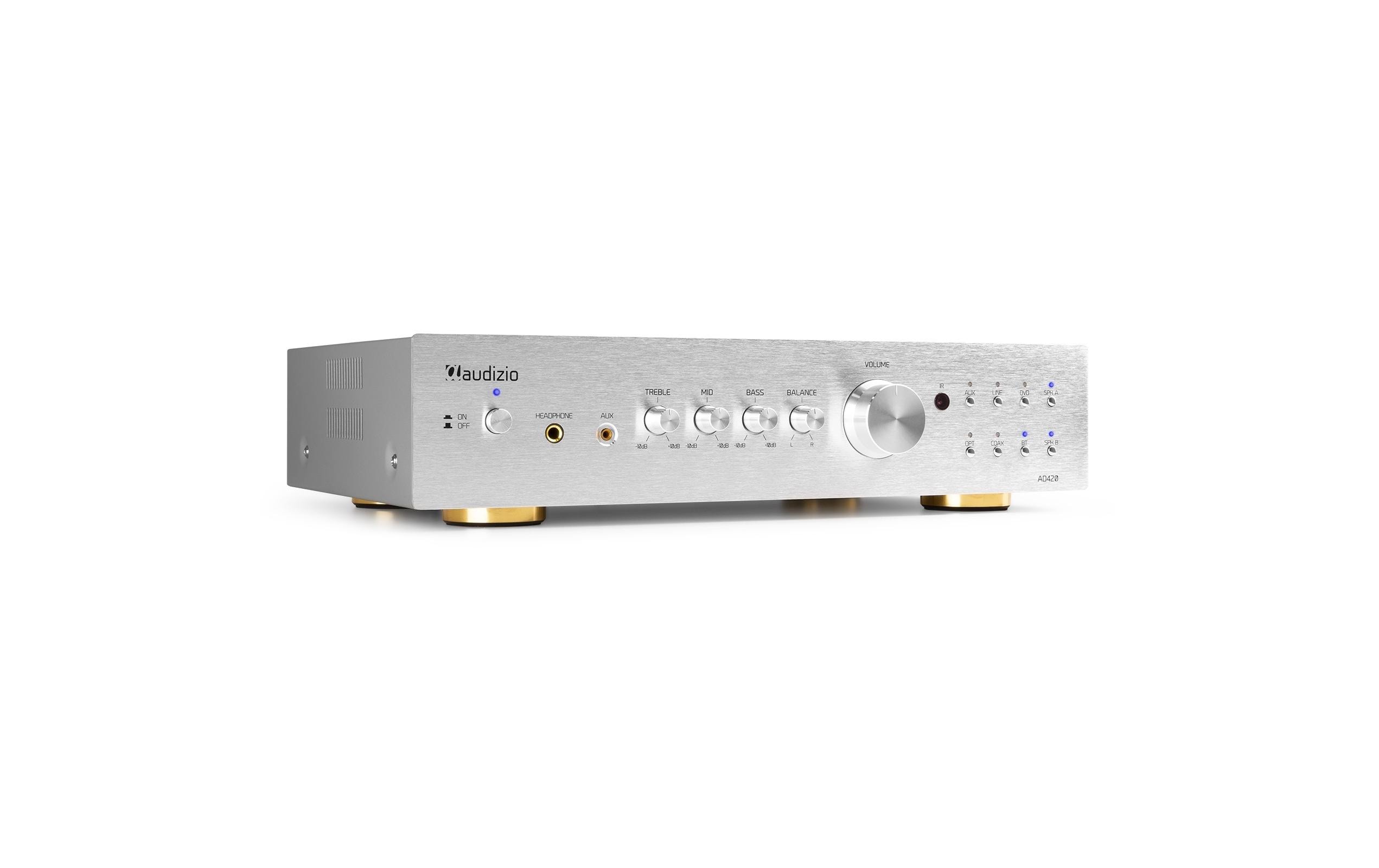 Audizio Stereo-Verstärker AD420A Silber