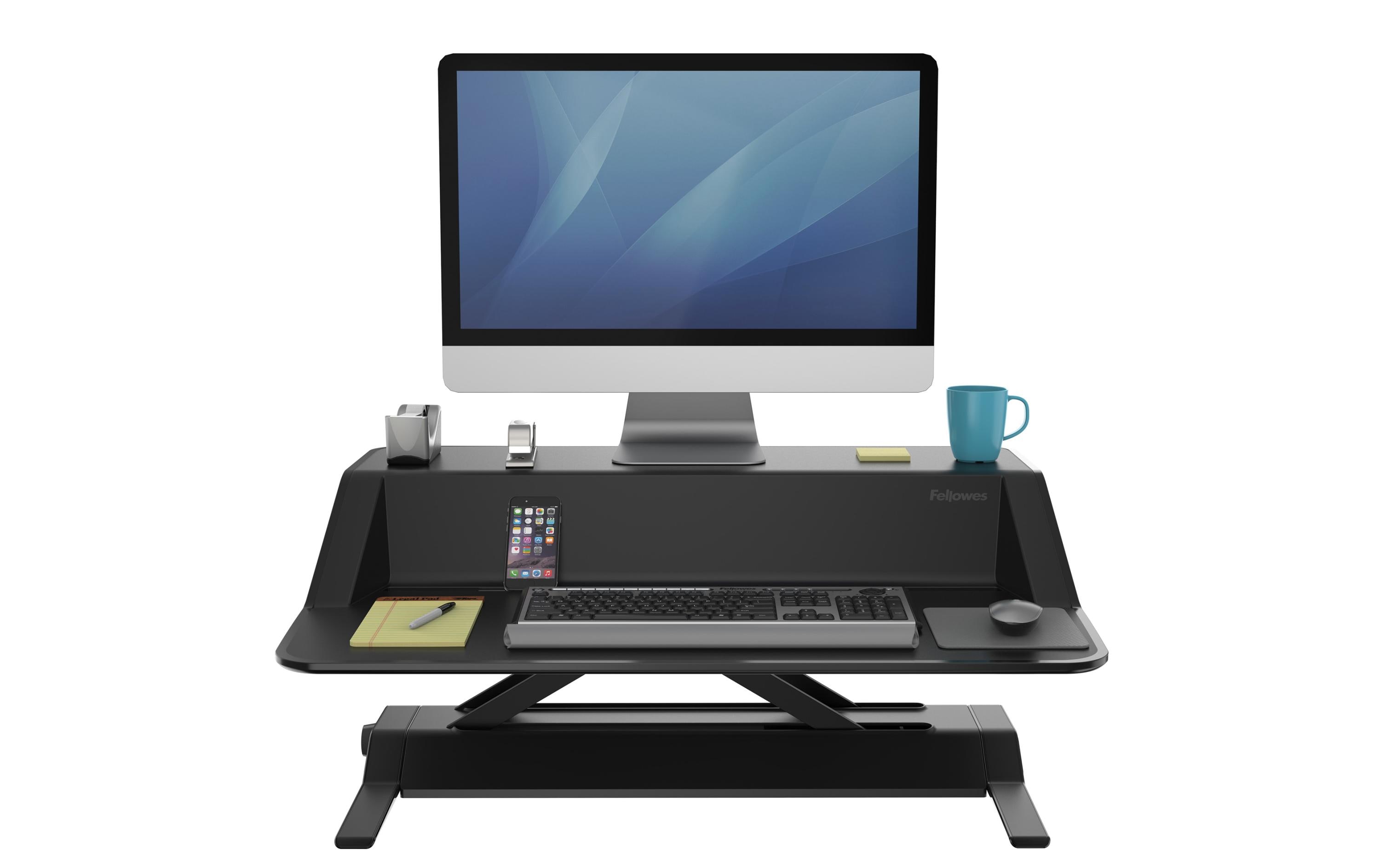 Fellowes Schreibitischaufsatz Workstation Lotus Schwarz