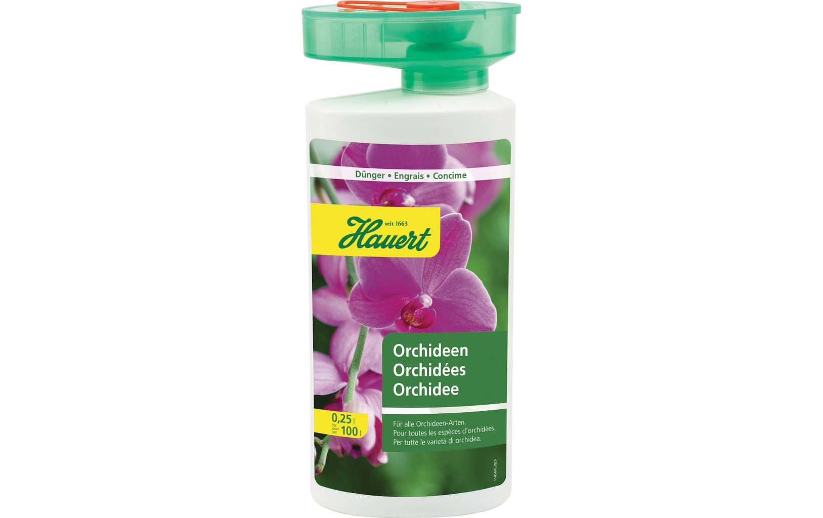 Hauert Flüssigdünger für Orchideen, 250 ml