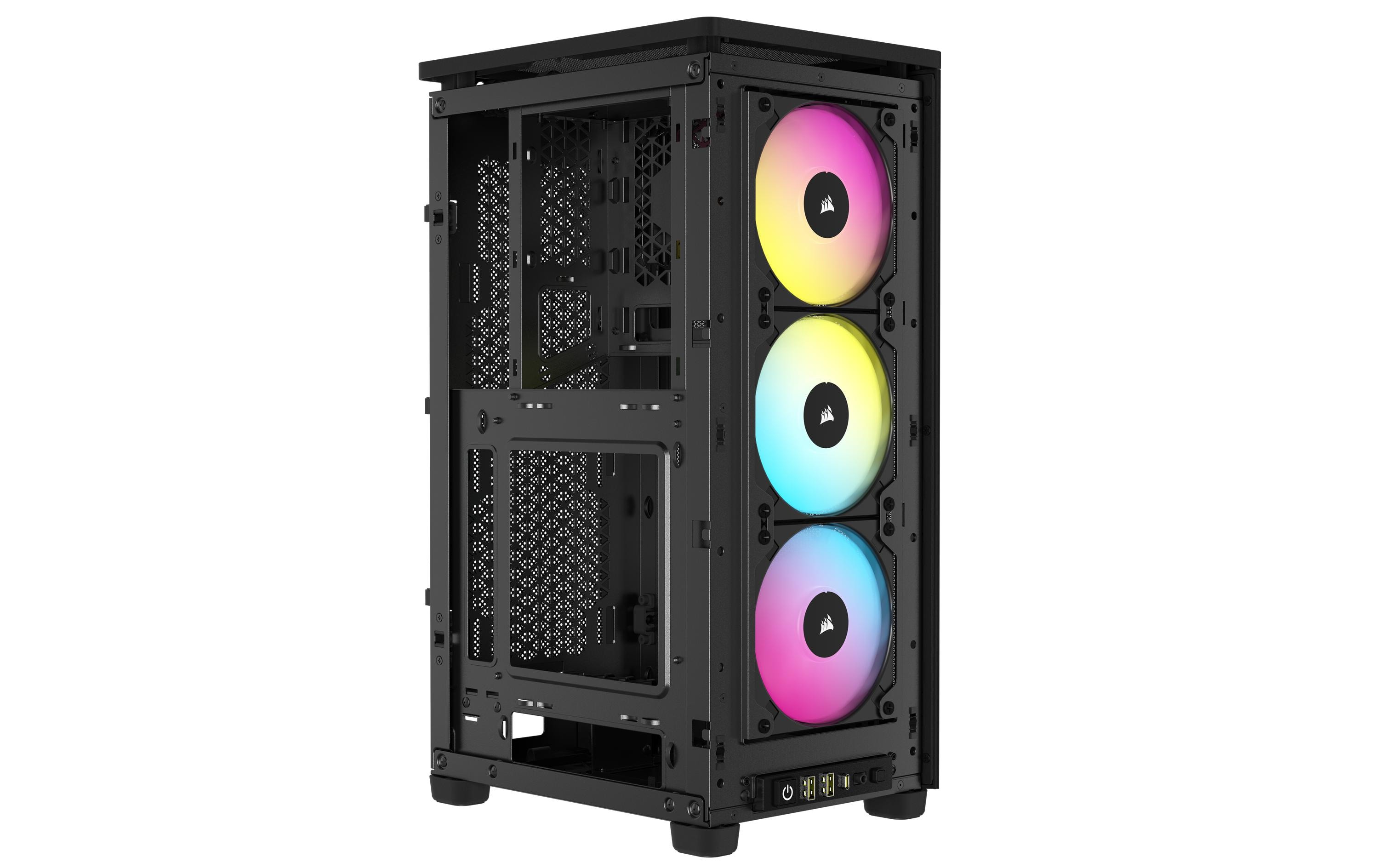 Corsair PC-Gehäuse iCUE 2000D RGB Airflow Schwarz