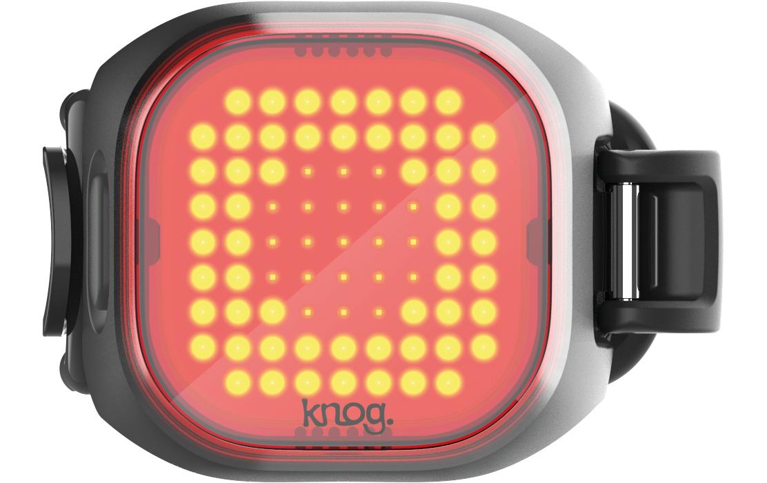 knog. Velolampe Blinder Mini Square Rücklicht, Schwarz