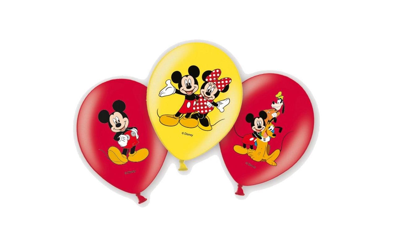 Amscan Luftballon Disney Mickey 6 Stück, Latex