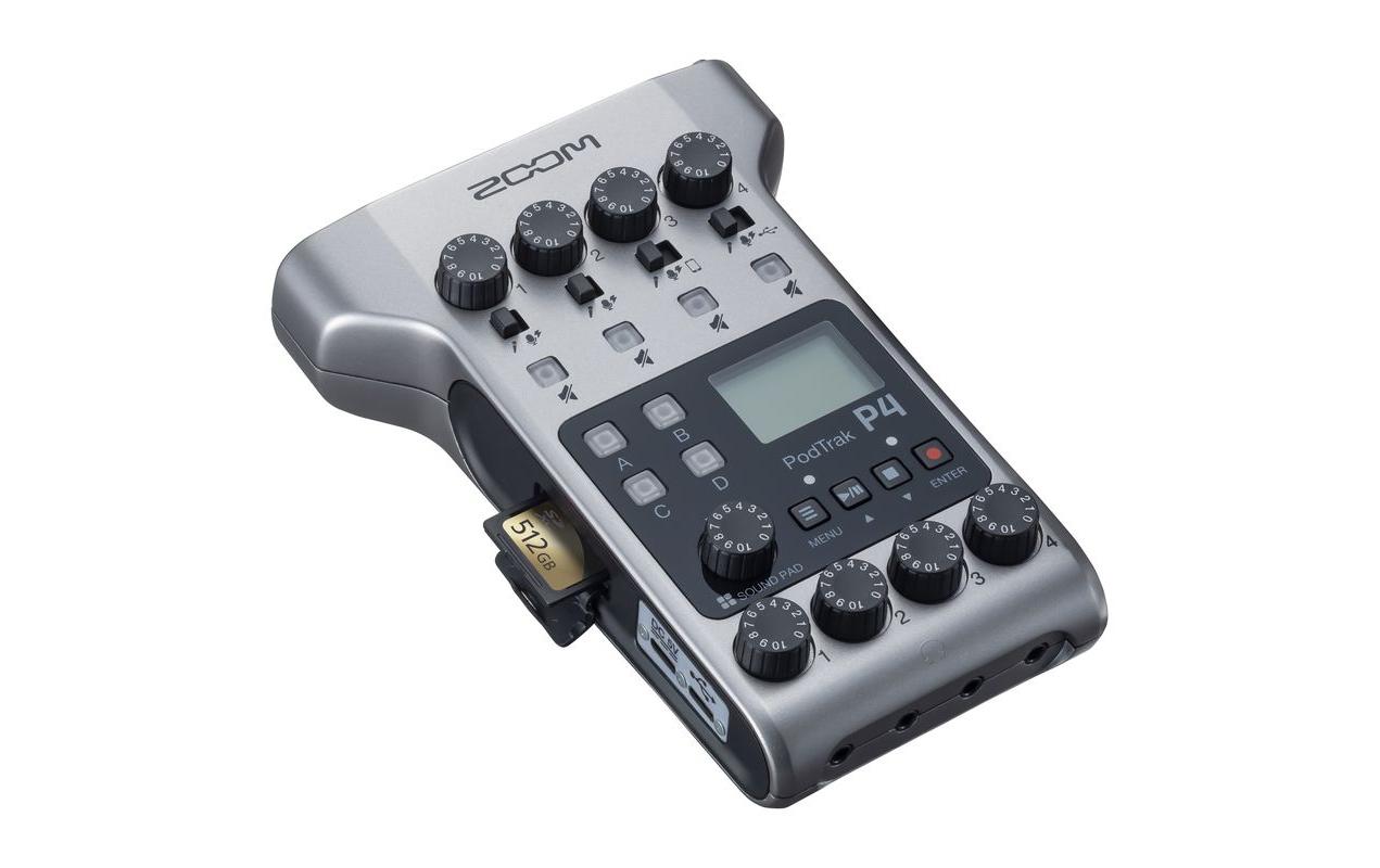 Zoom Portable Recorder PodTrak P4