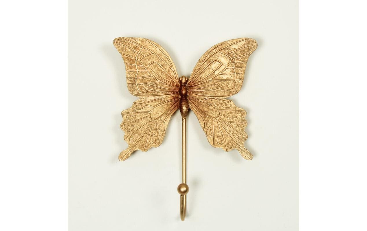 Originals Wandhaken Schmetterling Gold