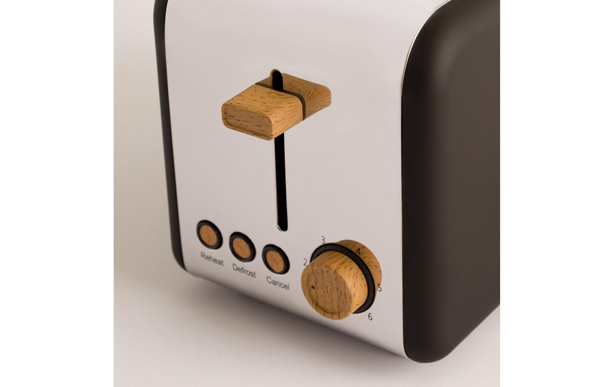 Create Toaster Retro Schwarz