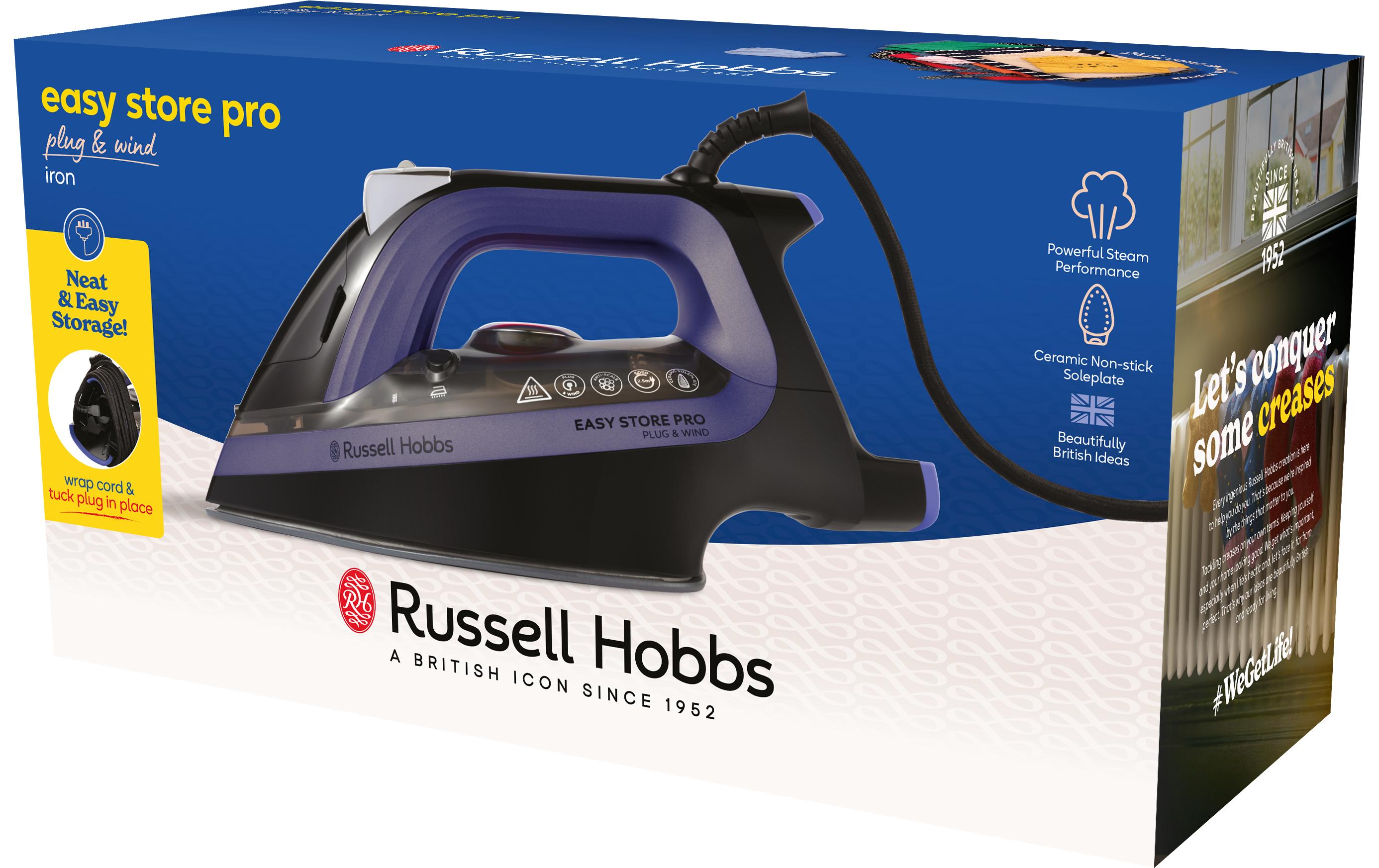 Russell Hobbs Dampfbügeleisen Plug & Wind