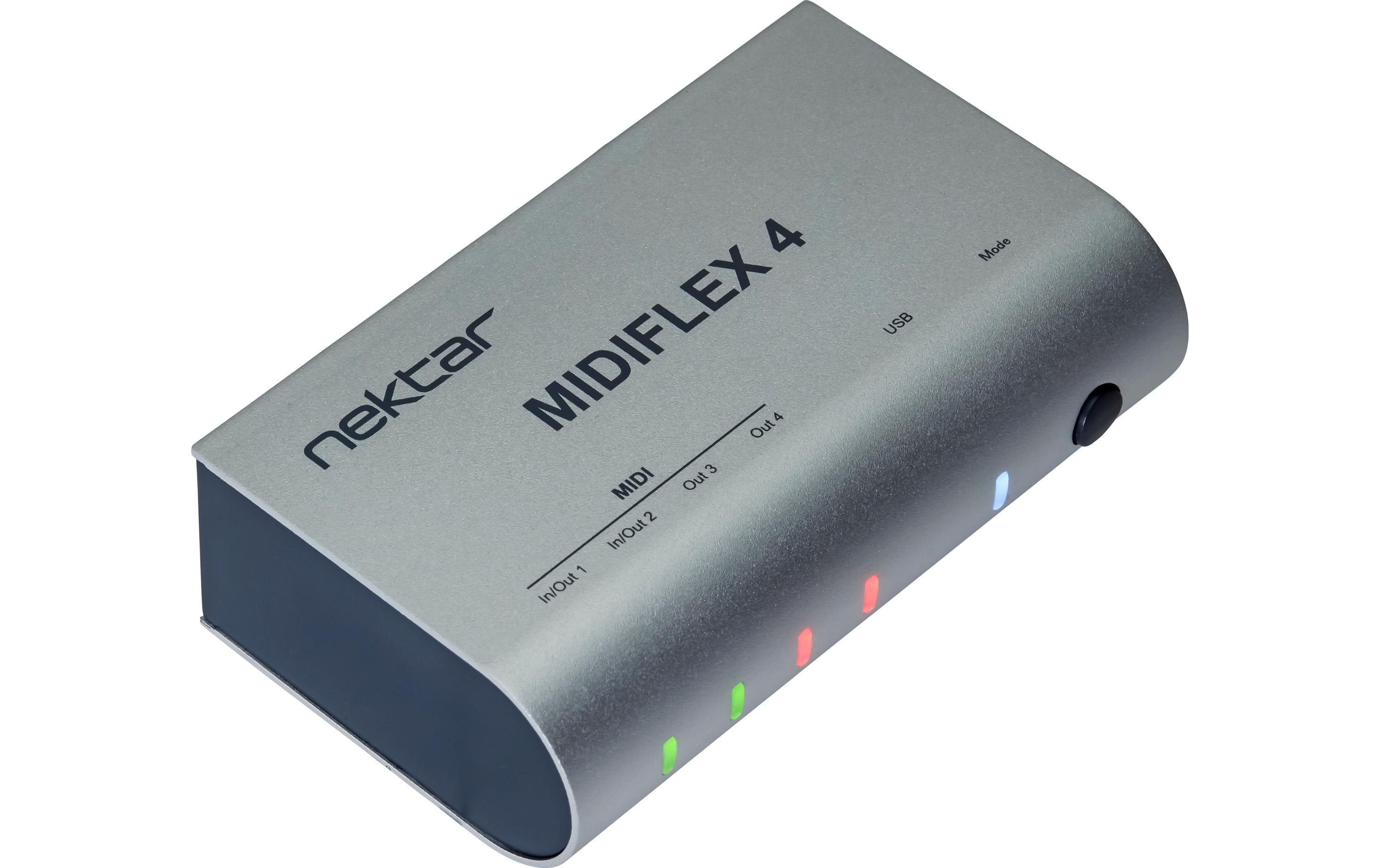 Nektar USB-MIDI-Interface Midiflex 4