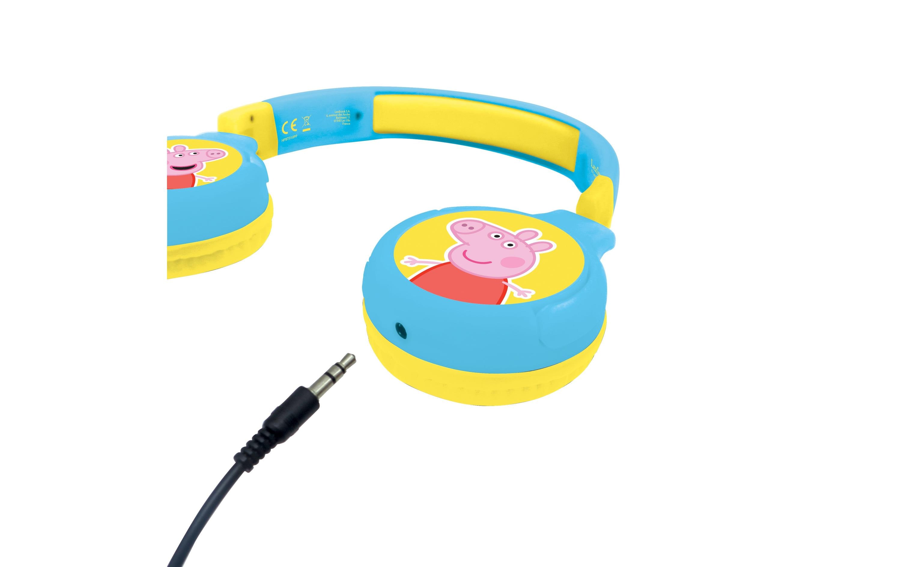 Lexibook Kinderkopfhörer Peppa Wutz 2-in-1-Bluetooth