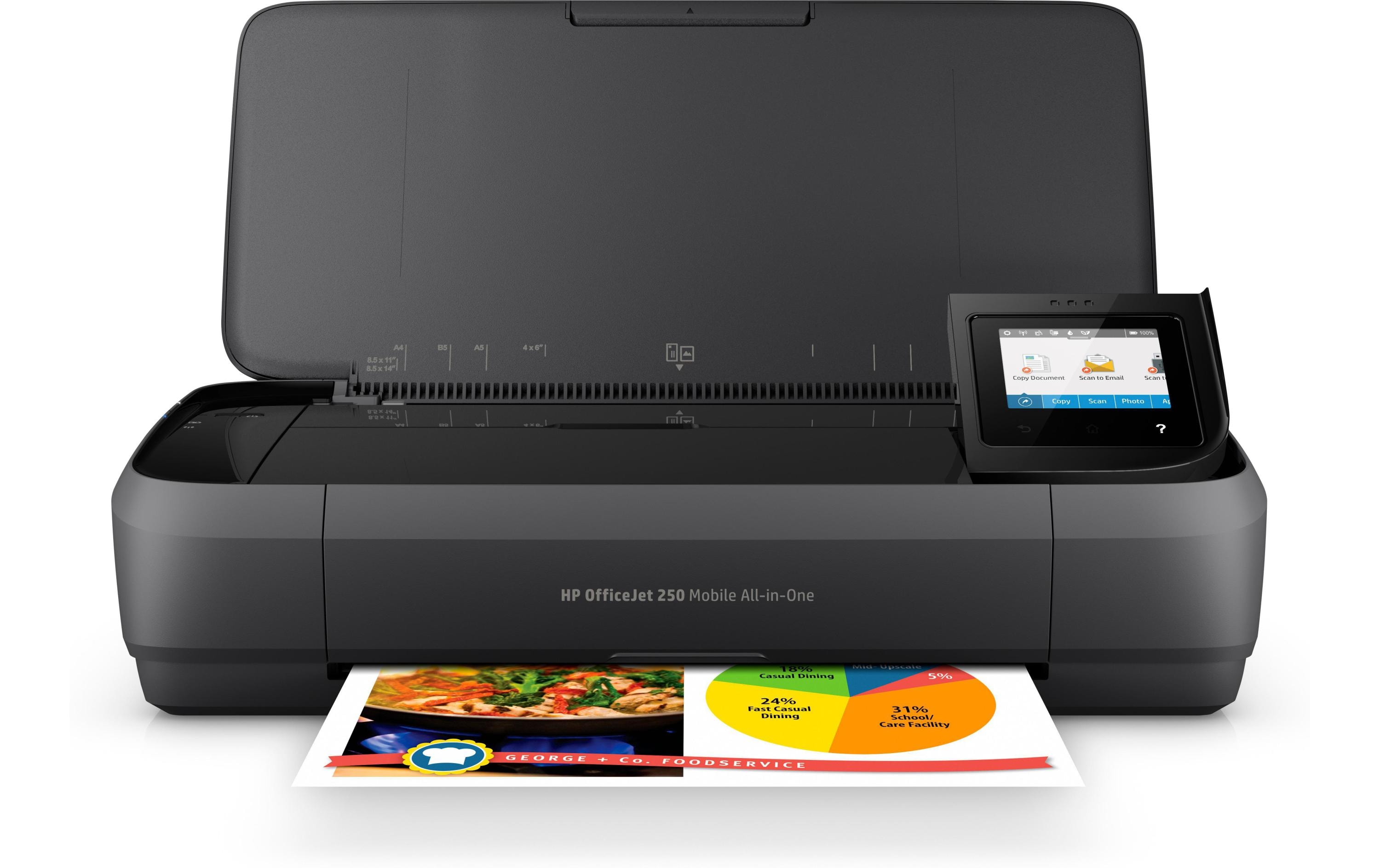 HP Mobiler Drucker OfficeJet 250 Mobile All-in-One