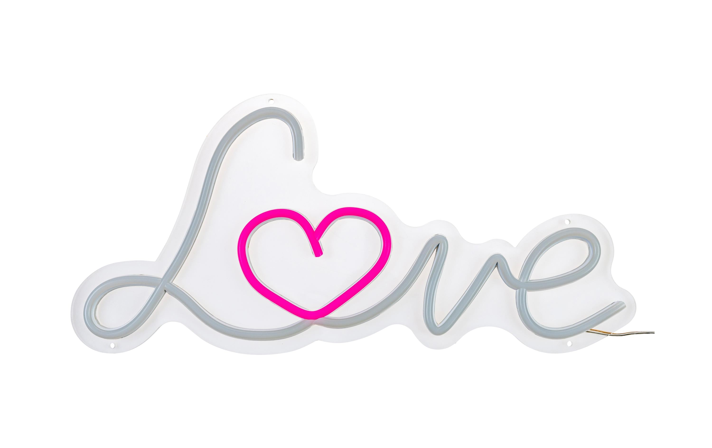 Vegas Lights LED Dekolicht Neonschild Love 43 x 20 cm