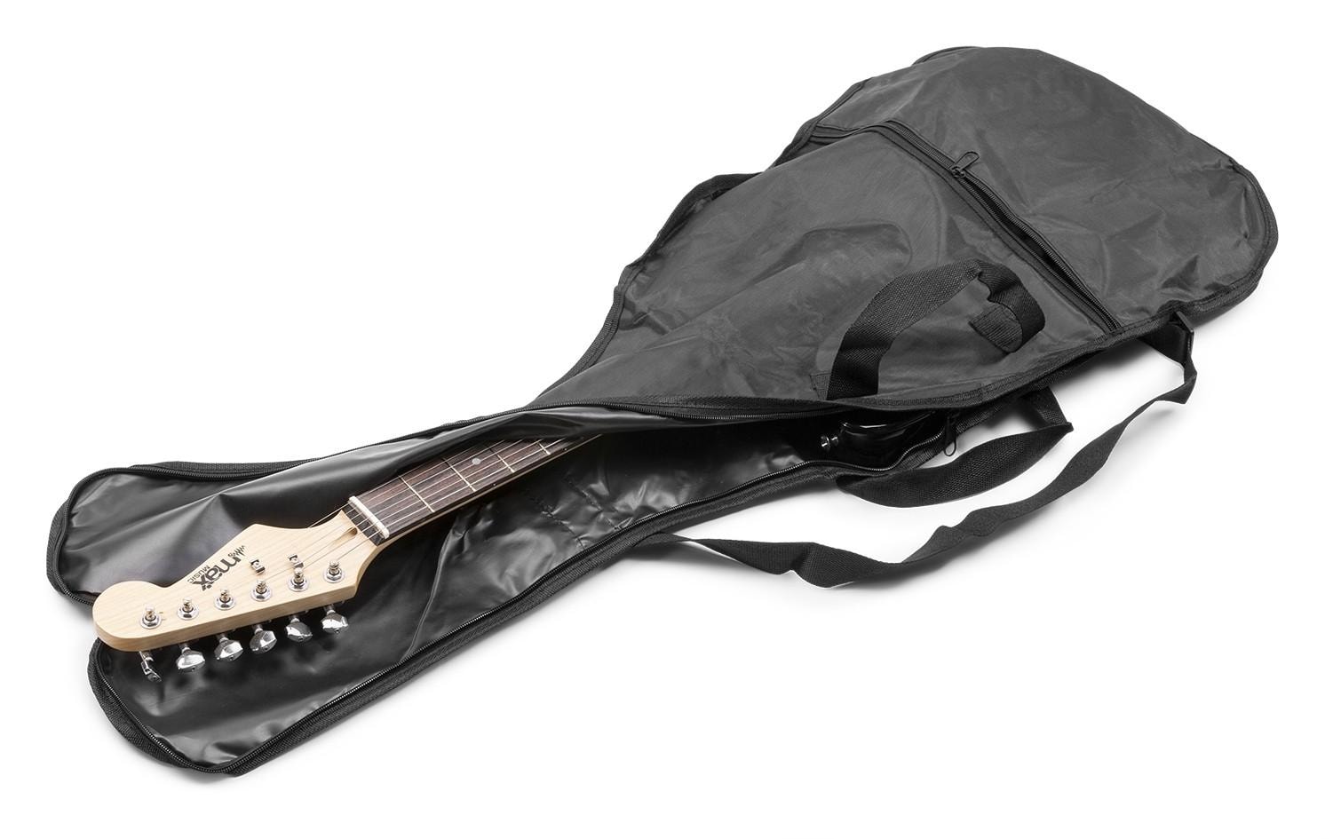 MAX E-Gitarre GigKit Schwarz