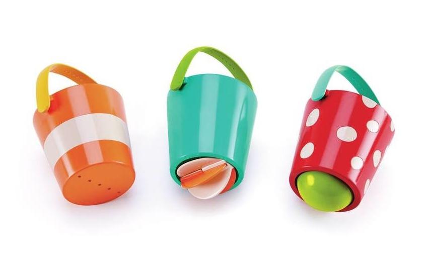 Hape Badespielzeug Buntes Eimer-Set