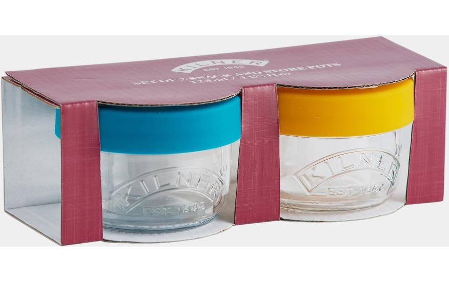 Kilner Einmachglas Snack and Store 125 ml, 2 Stück