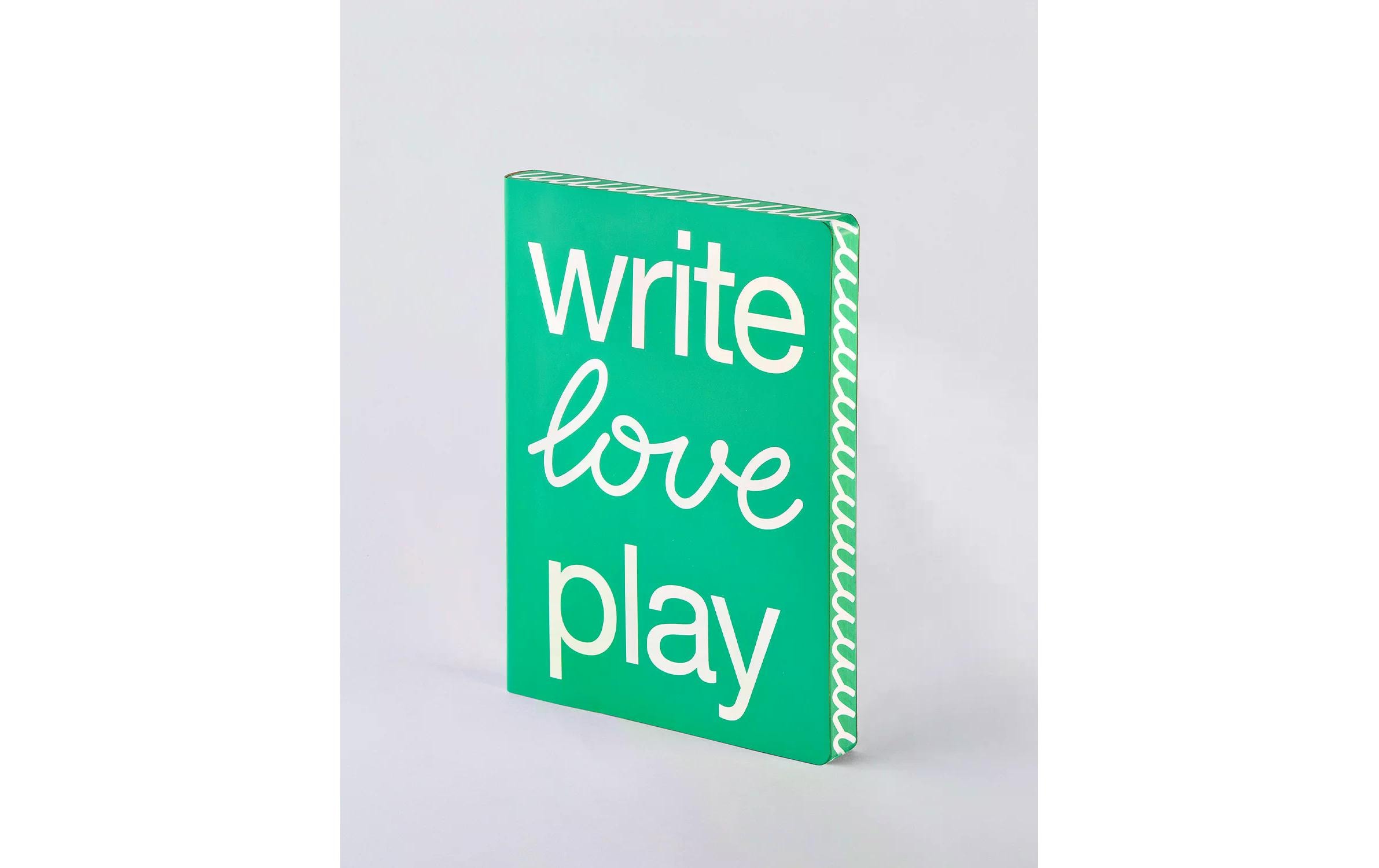 Nuuna Notizbuch GRAPHIC L WRITE LOVE PLAY