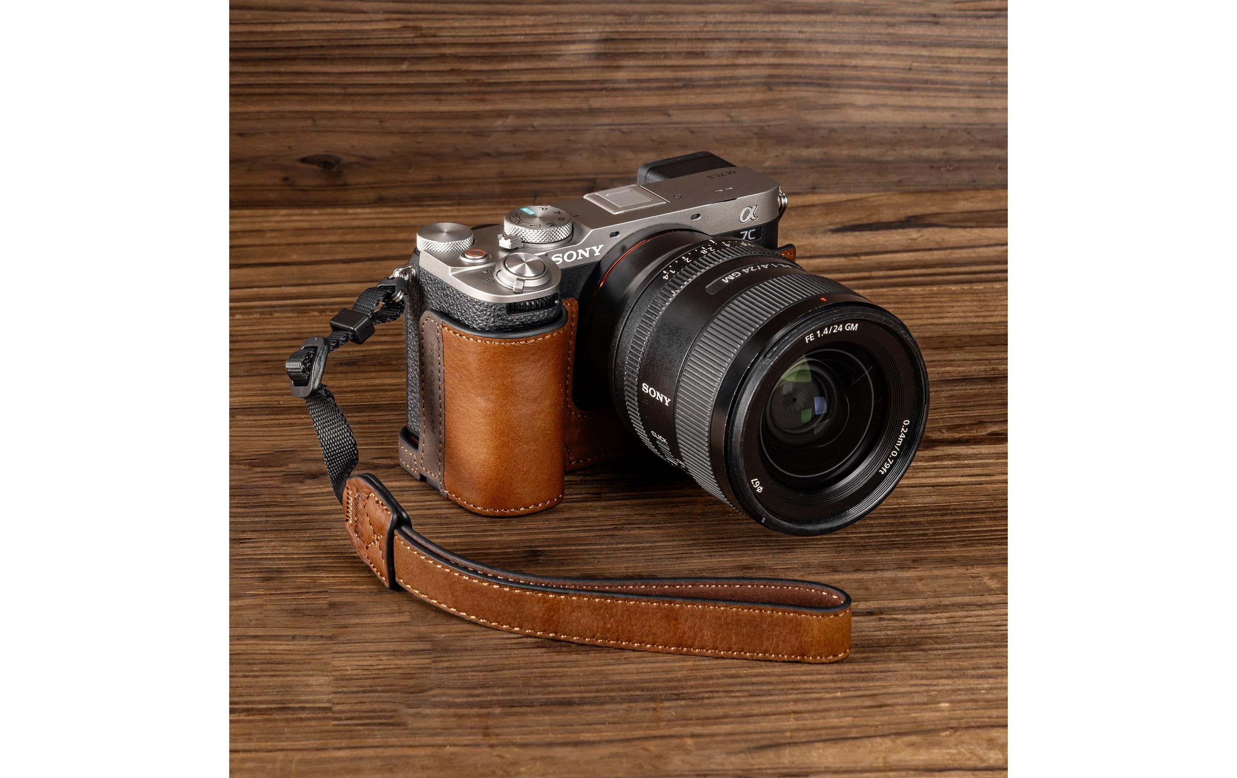 Smallrig Ledertaschen-Set für Sony Alpha 7C II / Alpha 7CR