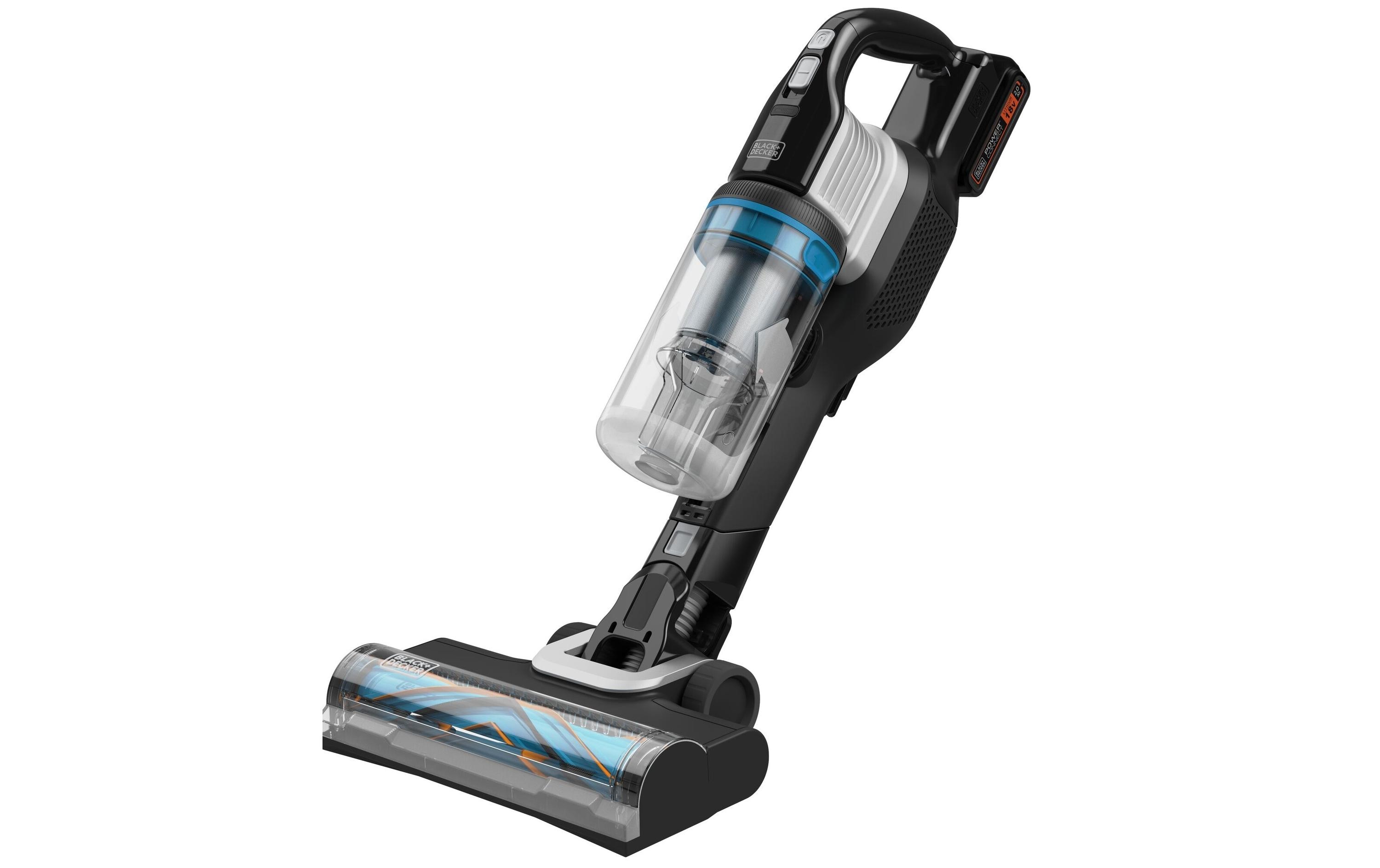 BLACK+DECKER Akku-Hand- und Stielsauger BHFEB520D1 Grau/Schwarz