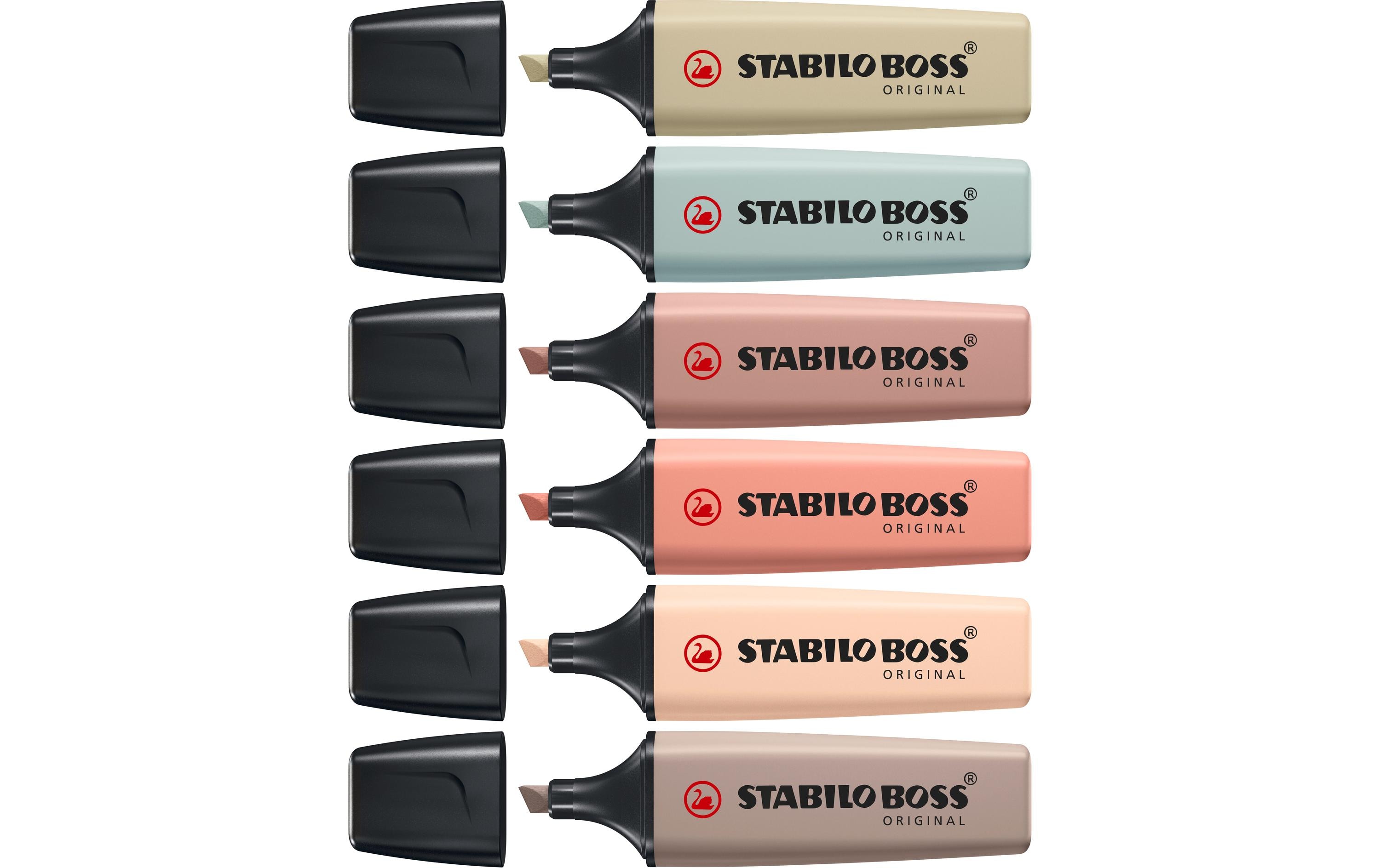 STABILO Textmarker BOSS ORIGINAL NatureColors 6er Set