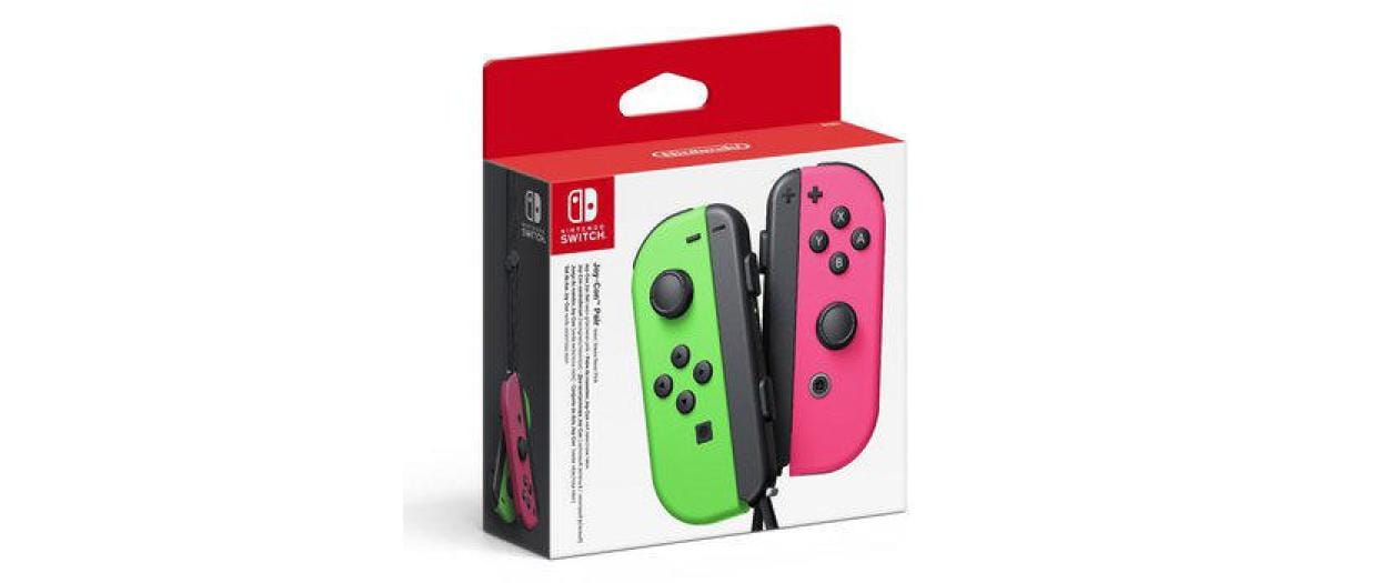 Nintendo Switch Controller Joy-Con Set Neon-Grün/Neon-Pink