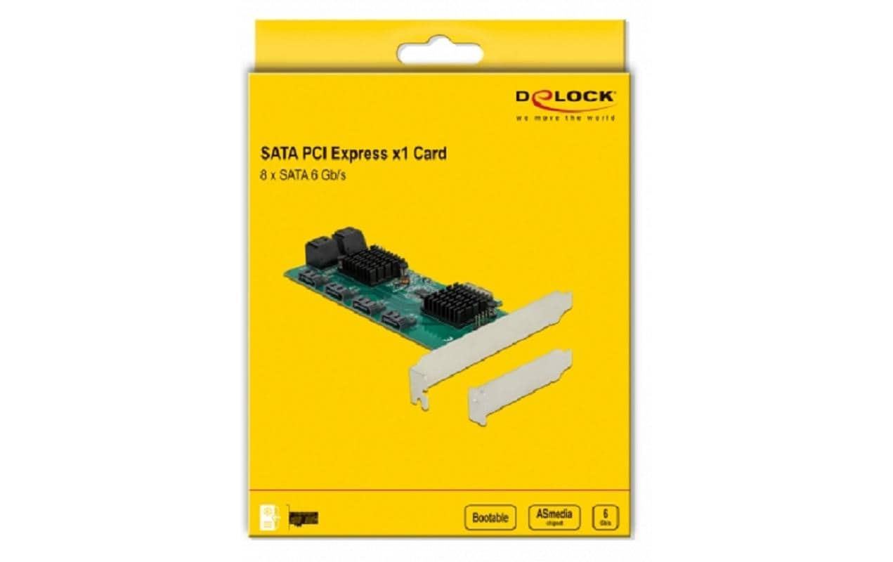 Delock PCI-Express-Karte 8 Port SATA